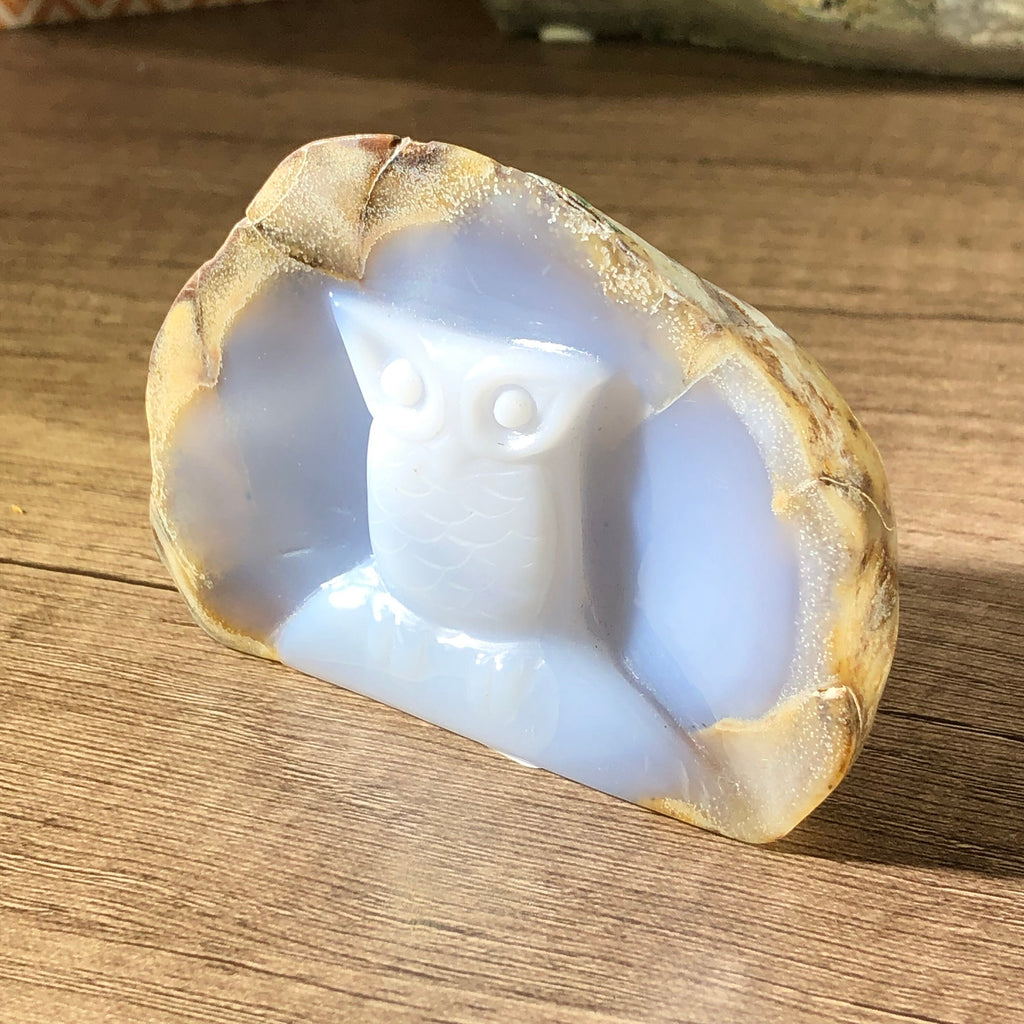 Chalcedony Owl #1