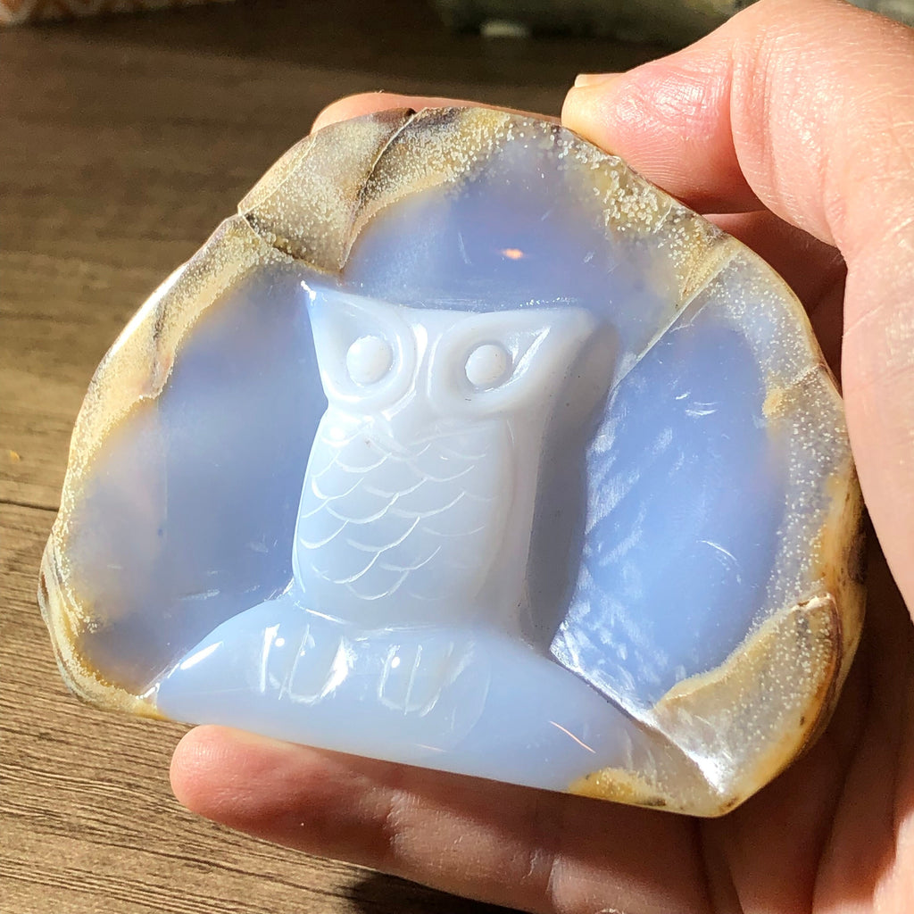 Chalcedony Owl #1
