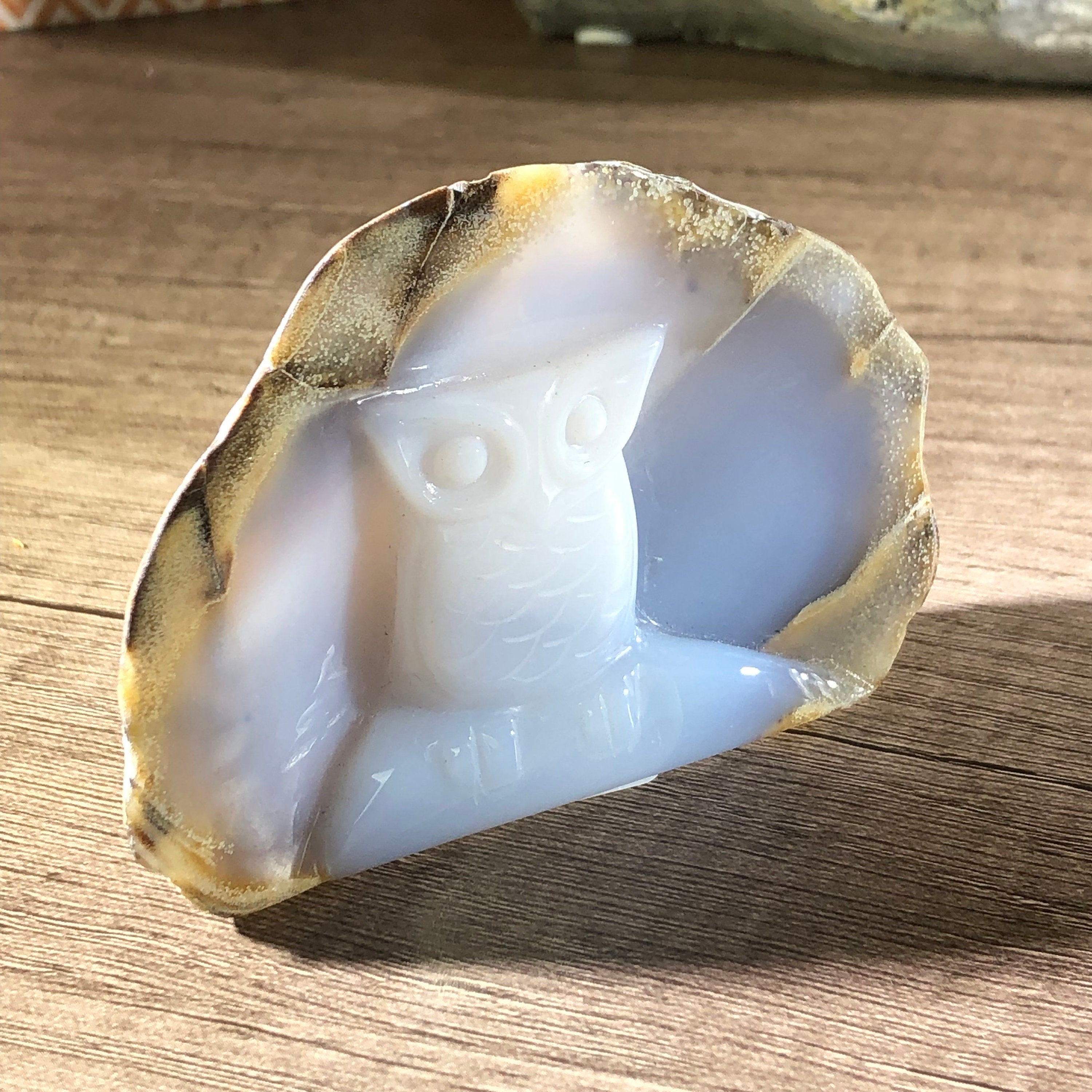 Chalcedony Owl #1
