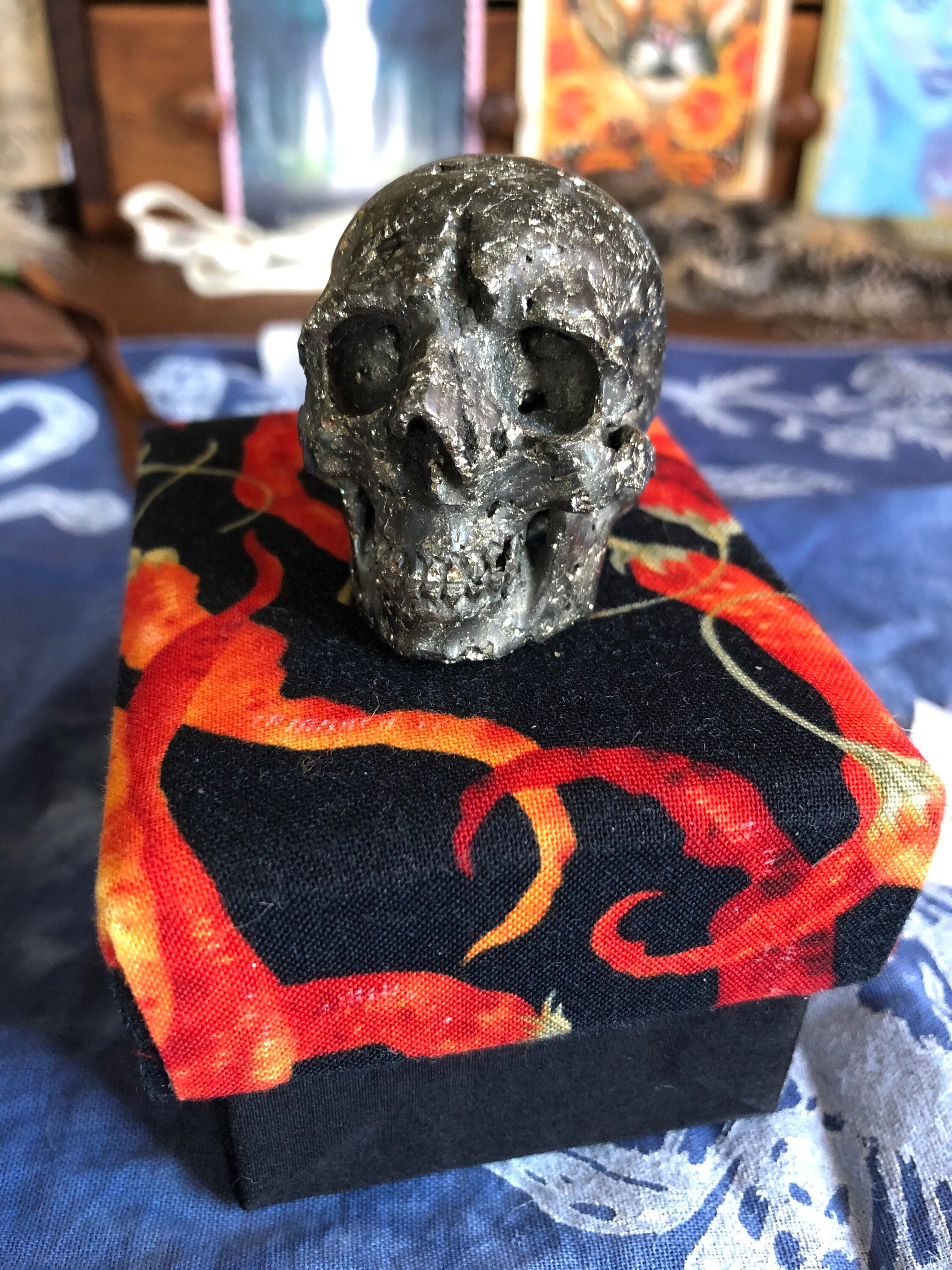 Pyrite Skull