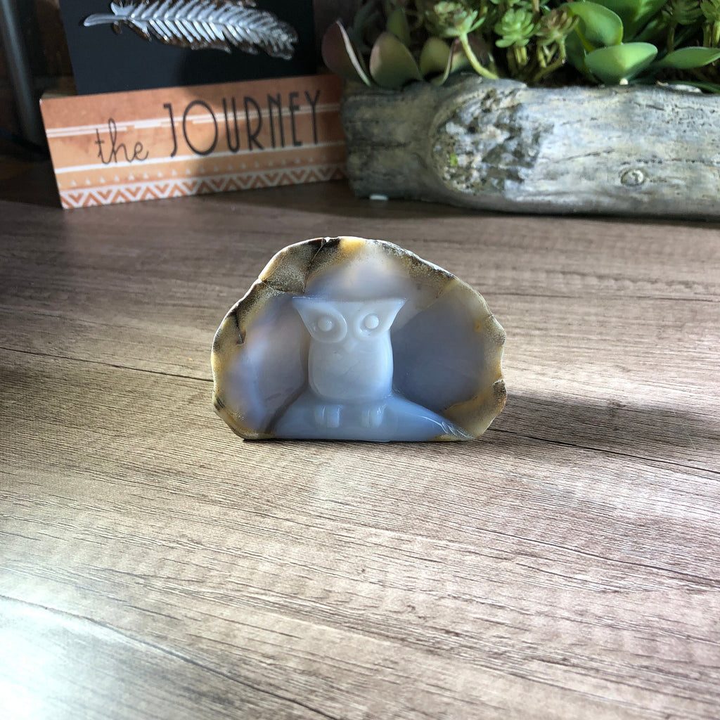 Chalcedony Owl #1