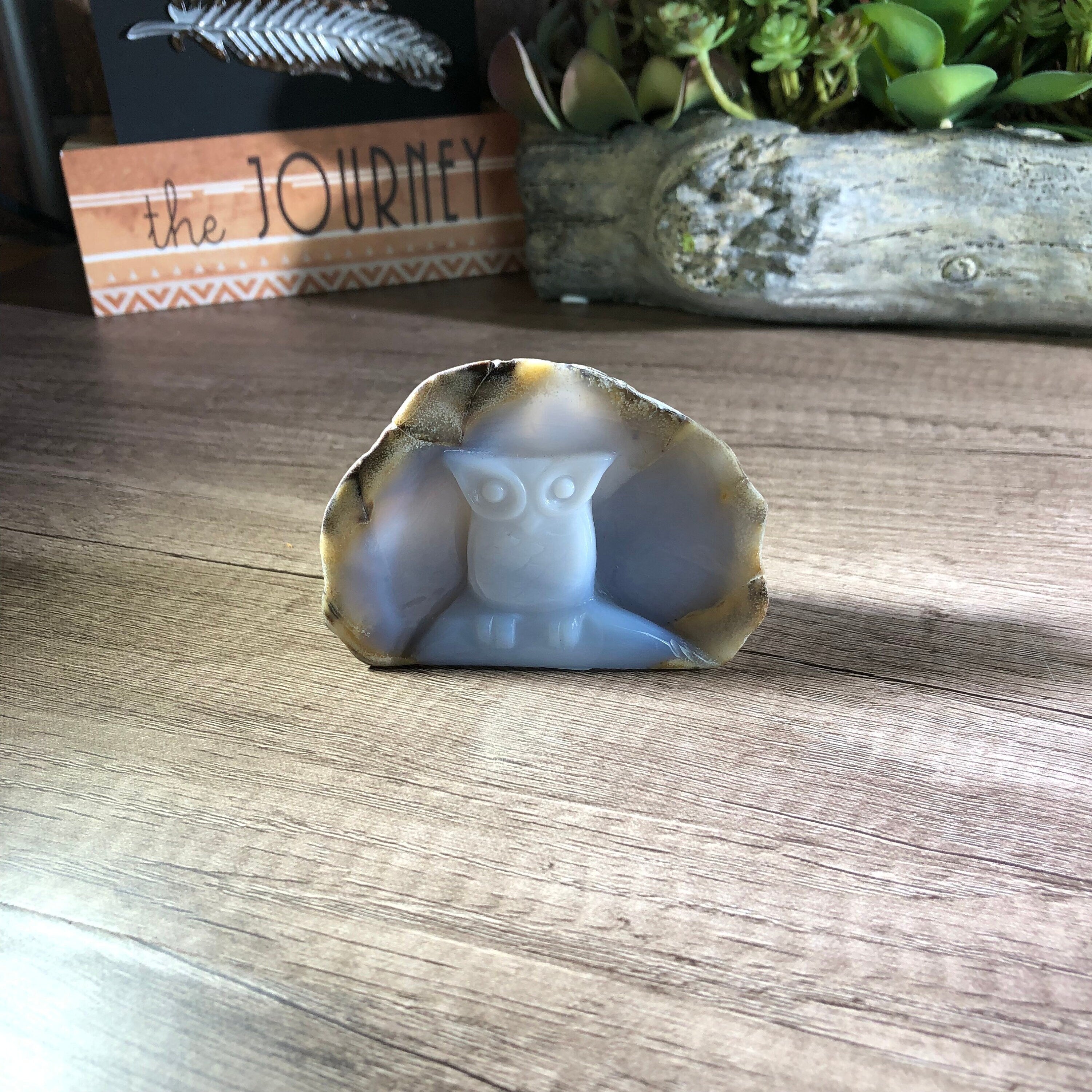 Chalcedony Owl #1