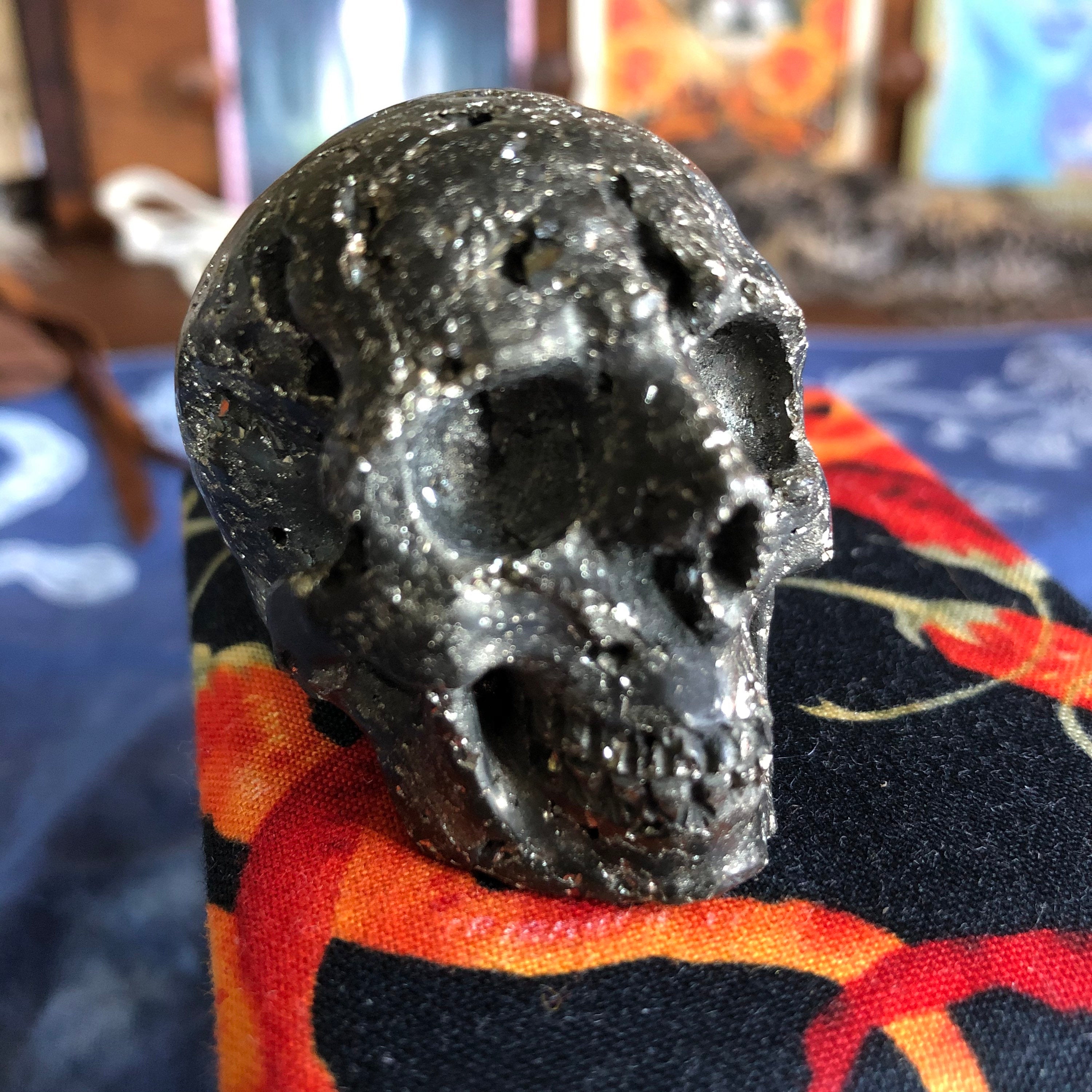 Pyrite Skull