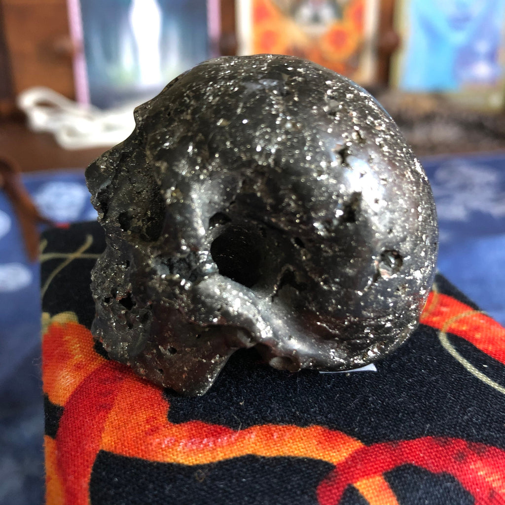 Pyrite Skull