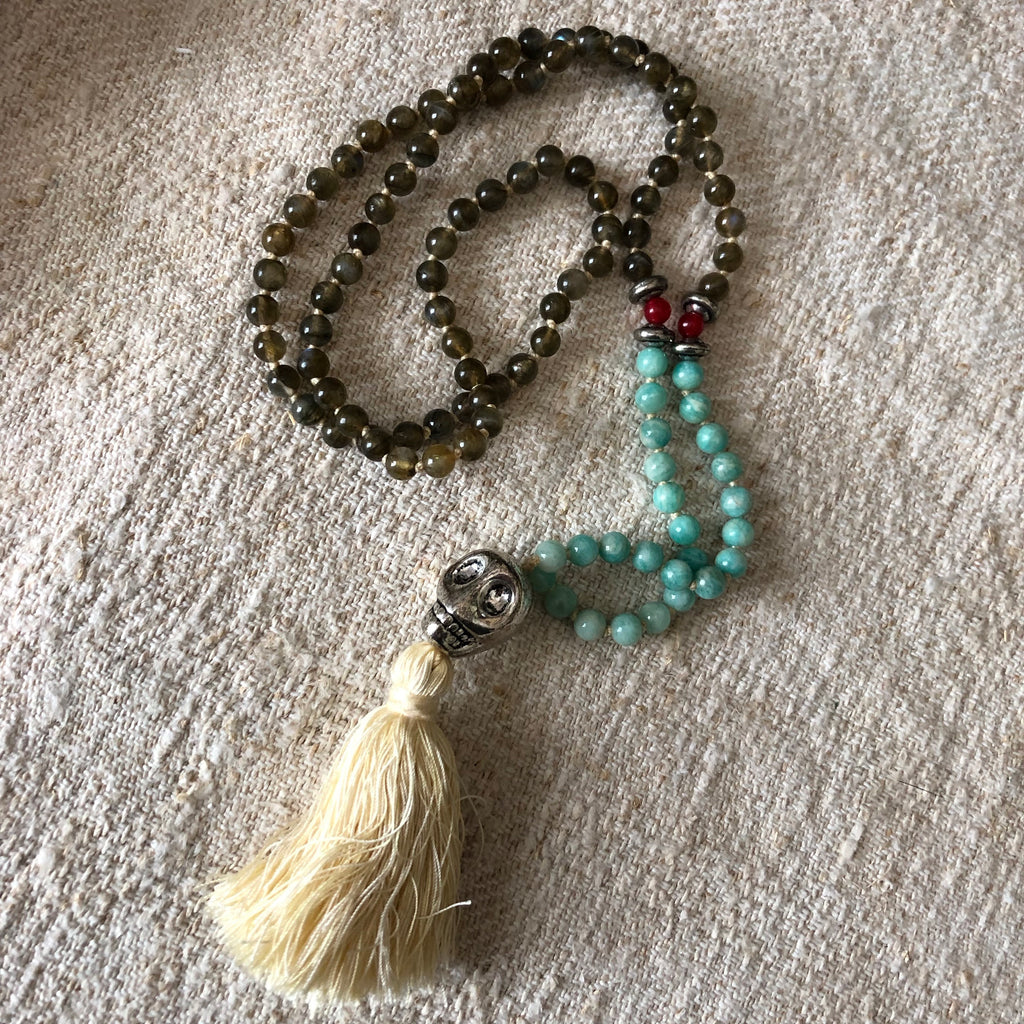 Labradorite Priestess Mala