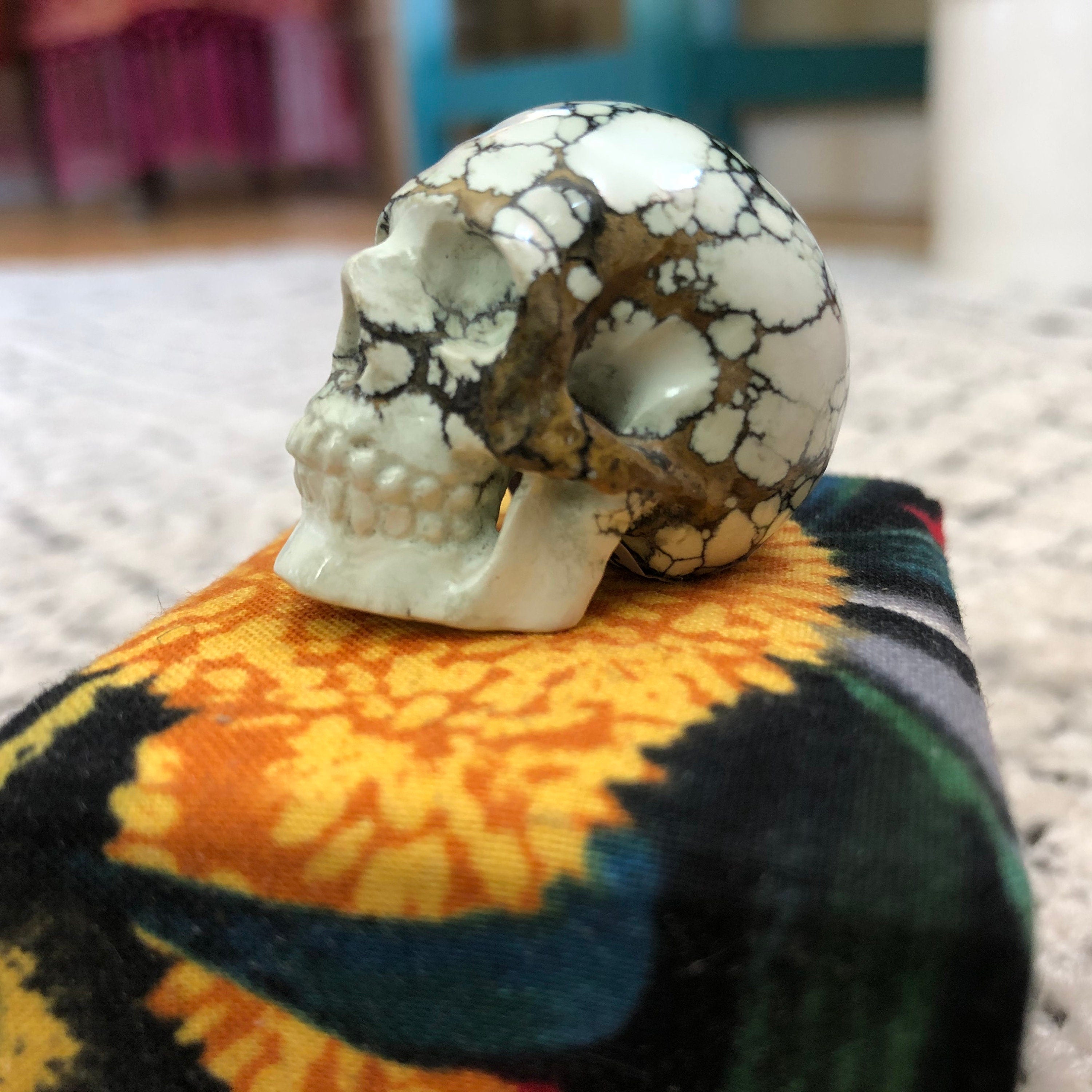 New Lander Chalcosiderite Highly Detailed Skull by Artifactual