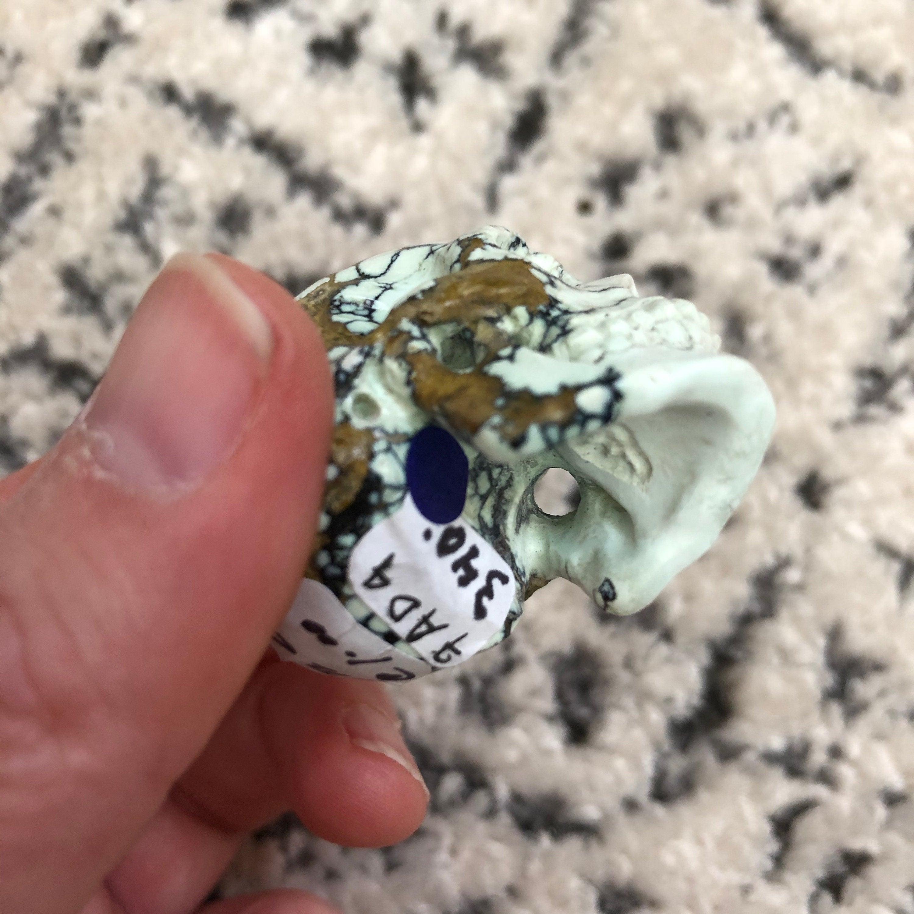 New Lander Chalcosiderite Highly Detailed Skull by Artifactual