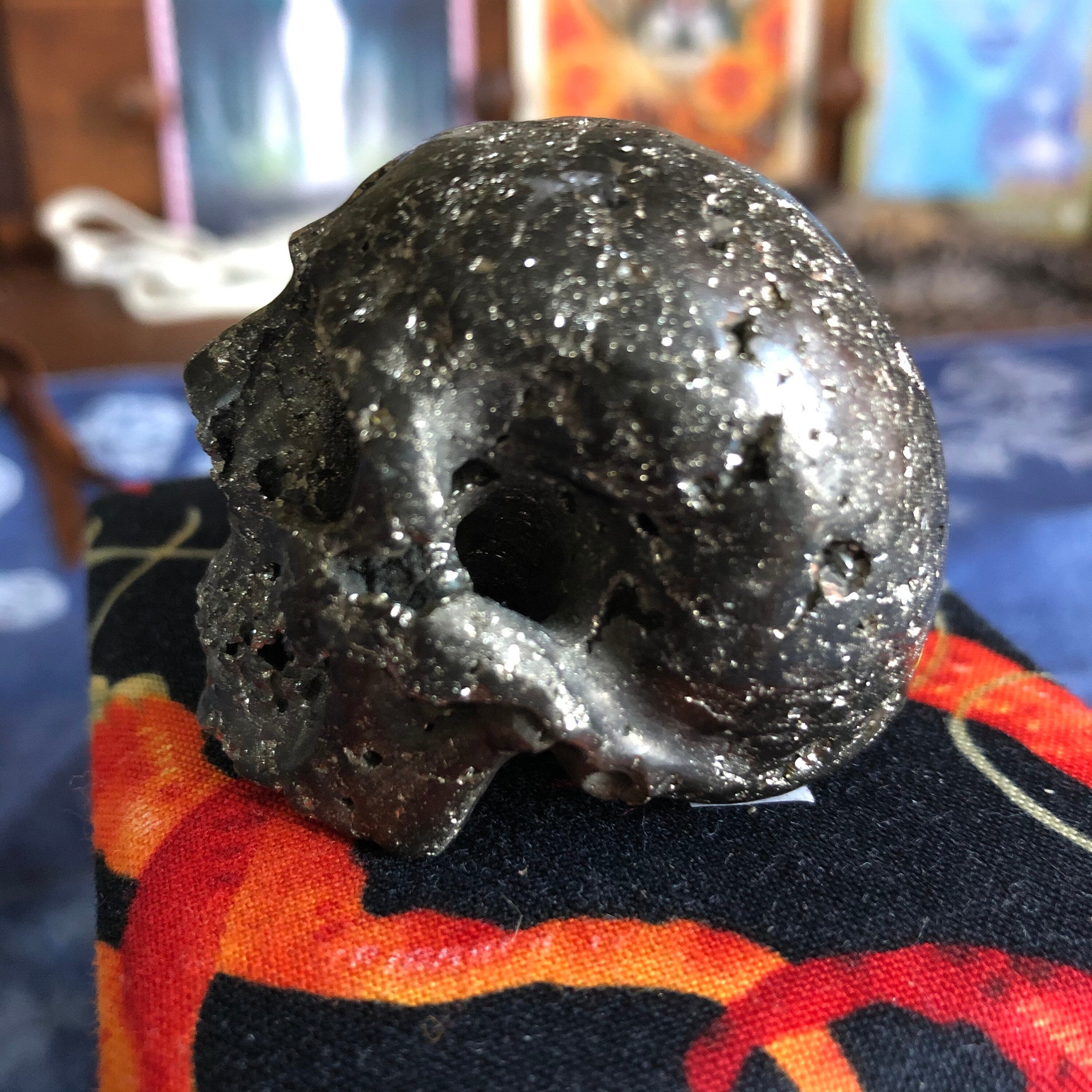 Pyrite Skull
