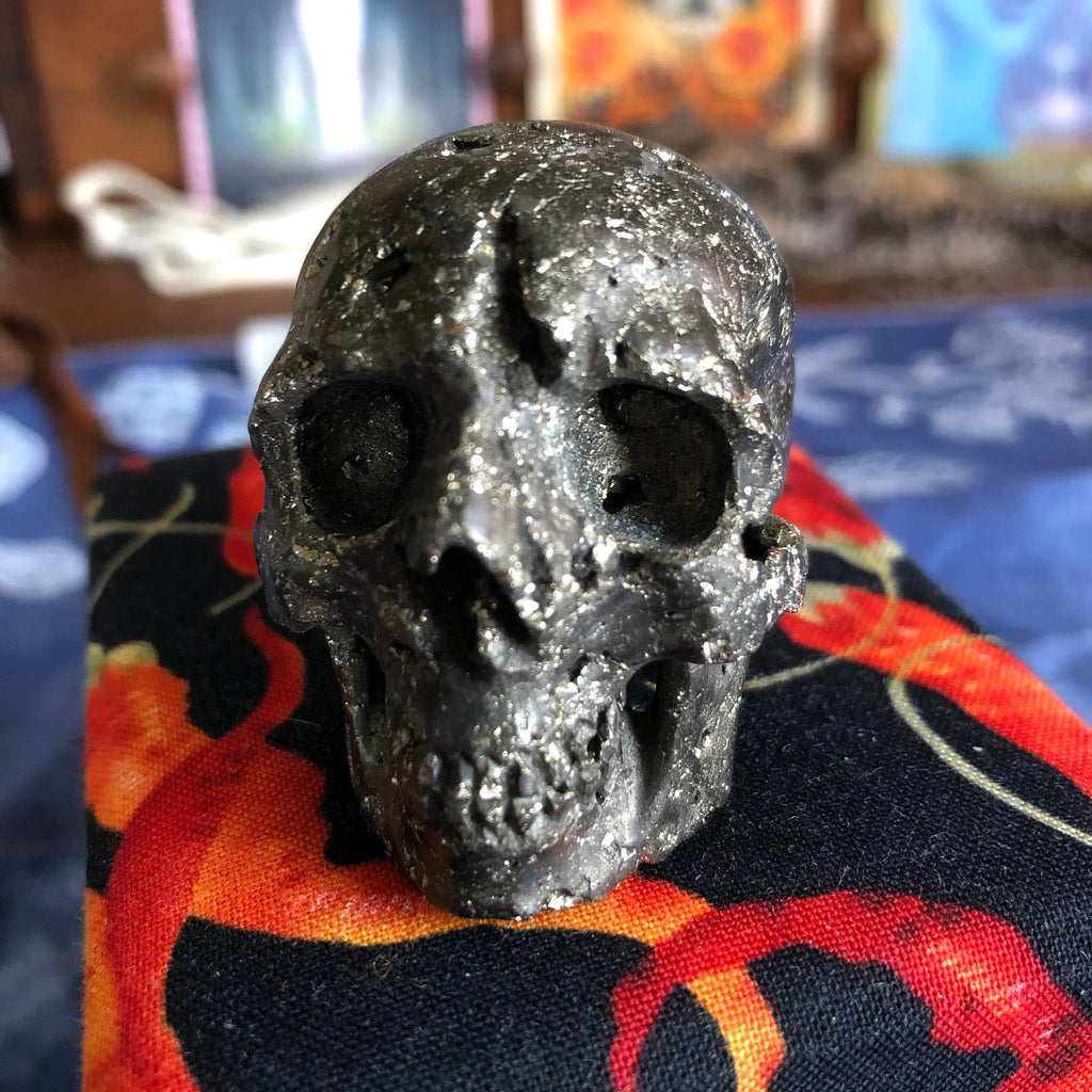Pyrite Skull