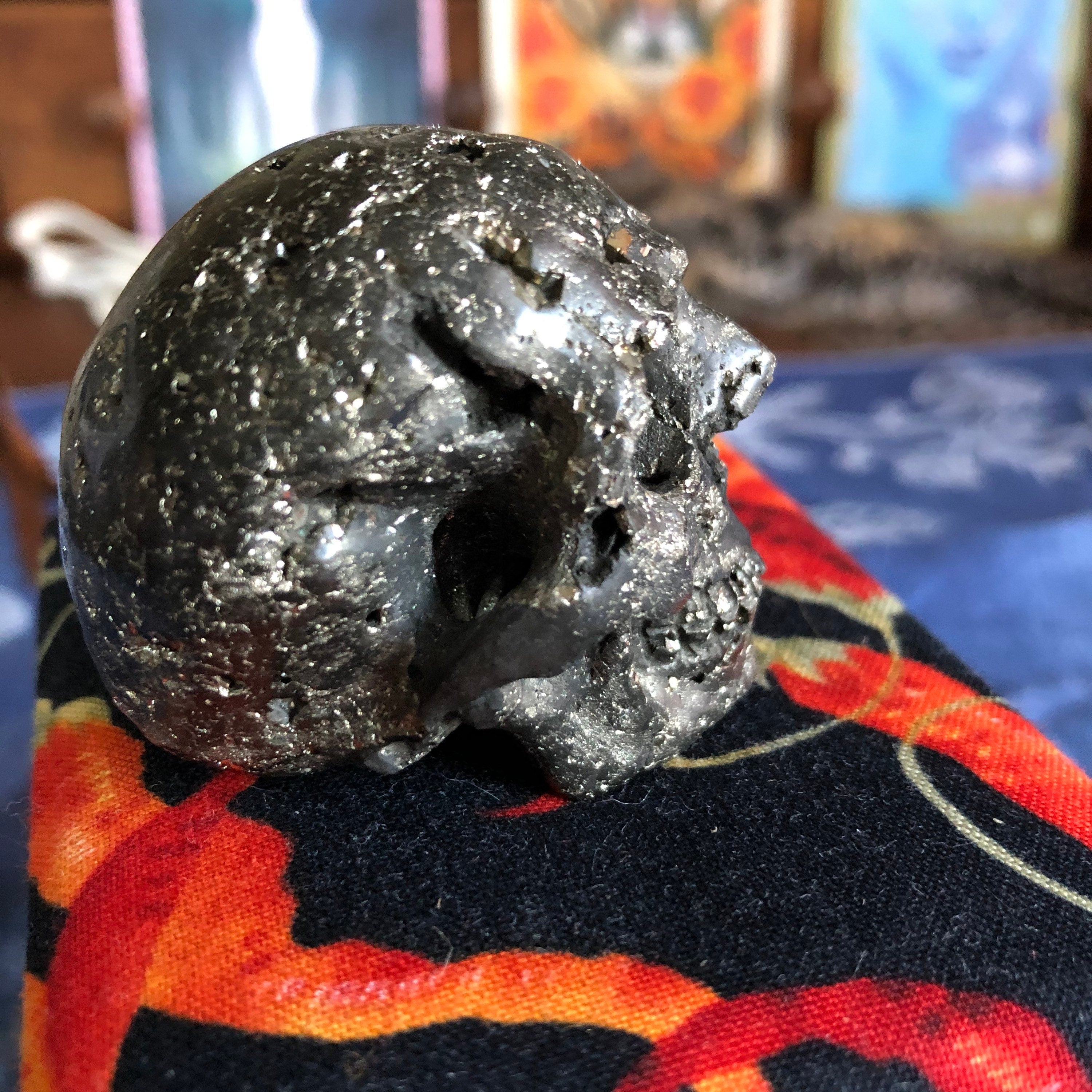 Pyrite Skull