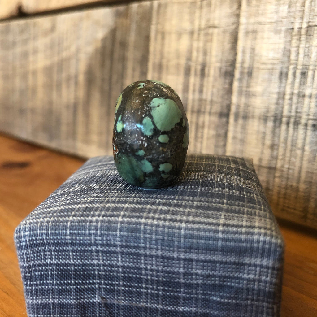 Peacock Variscite Skull