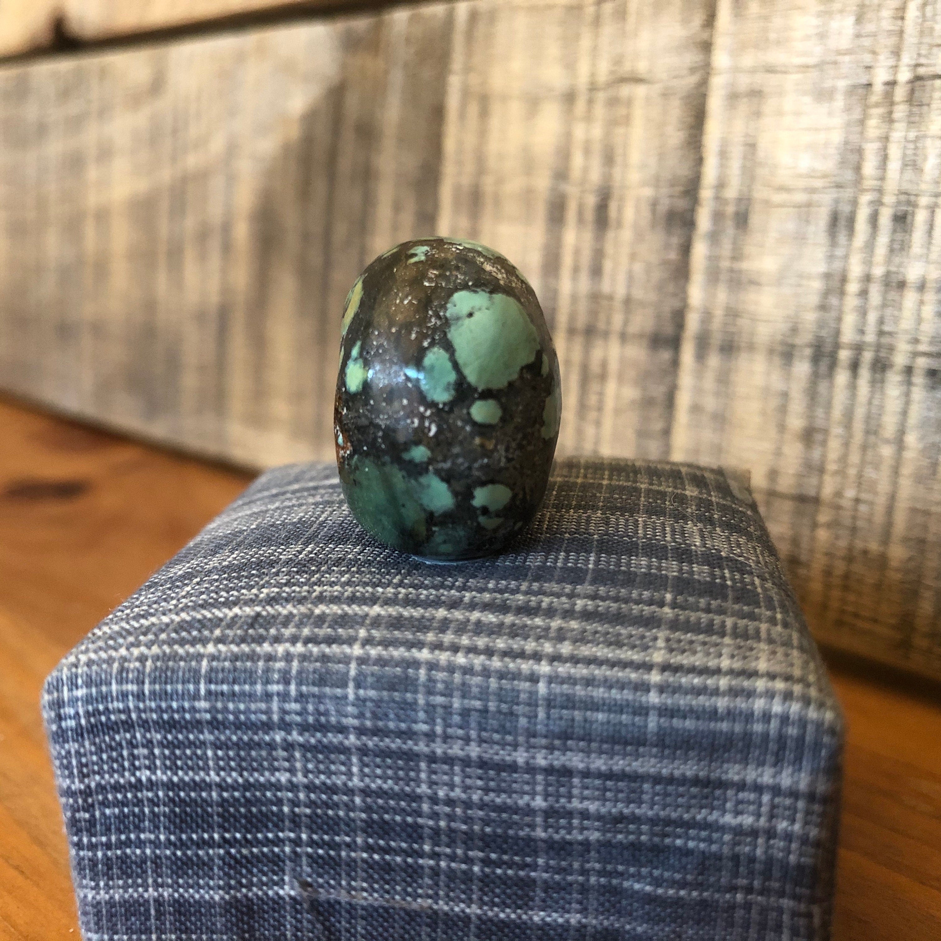 Peacock Variscite Skull
