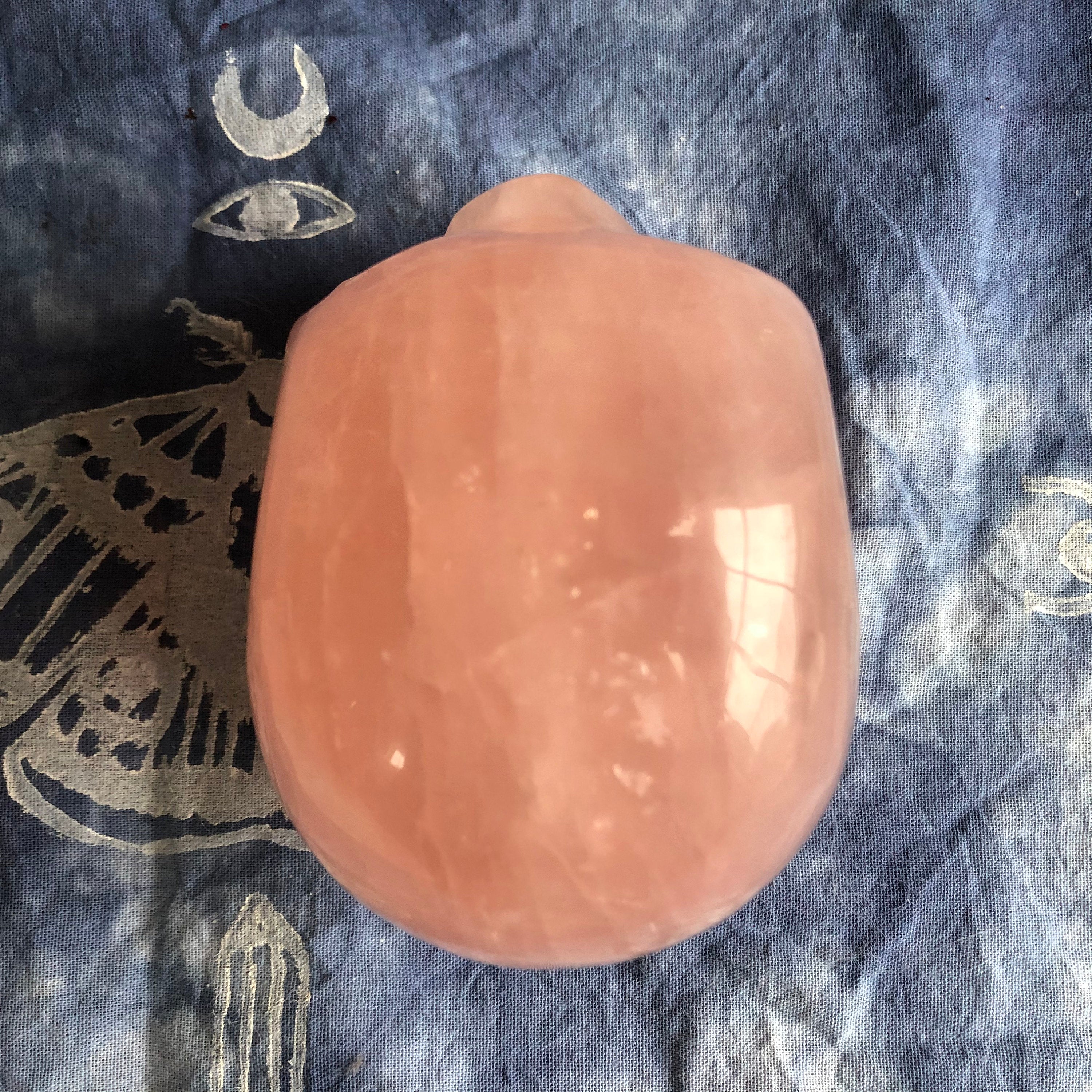 Brazilian Rose Quartz Skull