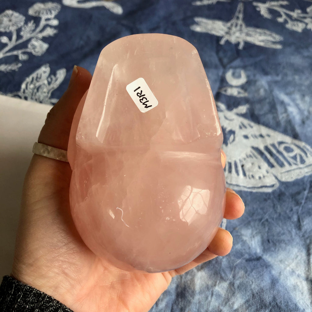 Brazilian Rose Quartz Skull