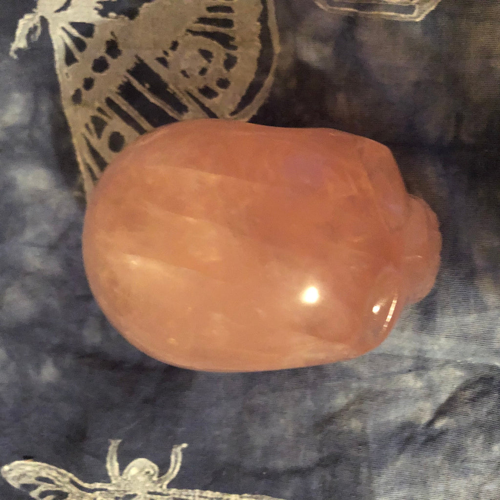 Brazilian Rose Quartz Skull