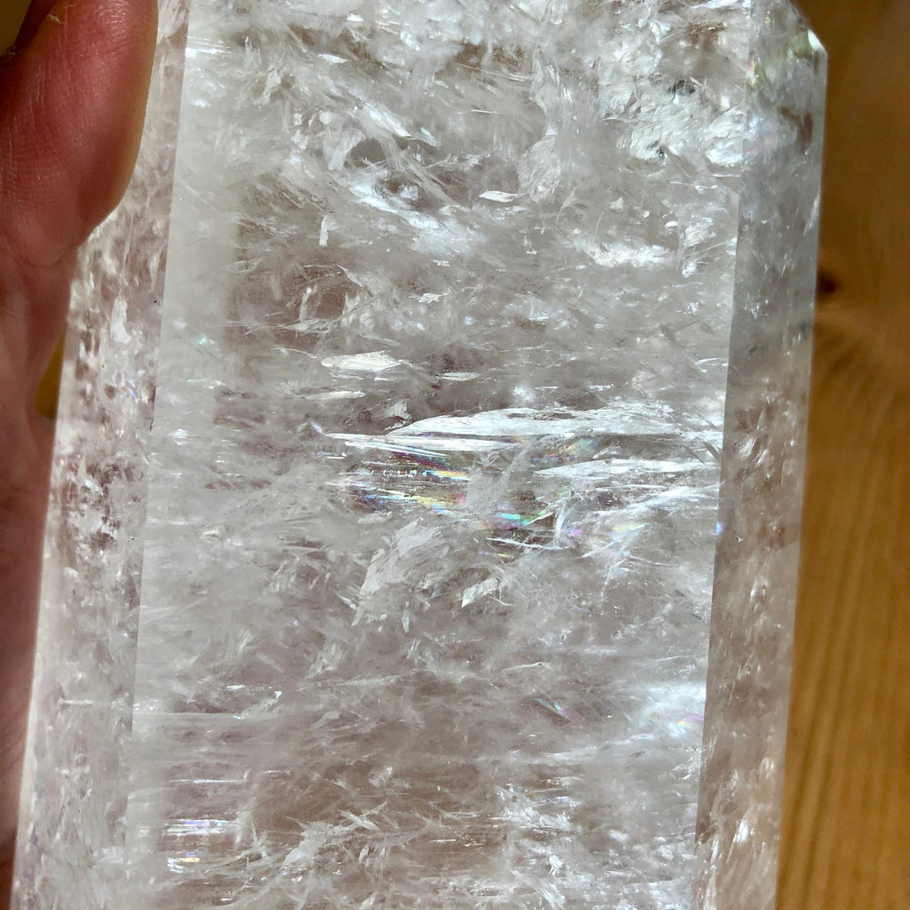 Crackly Quartz Dow Channeling Generator With Rainbows