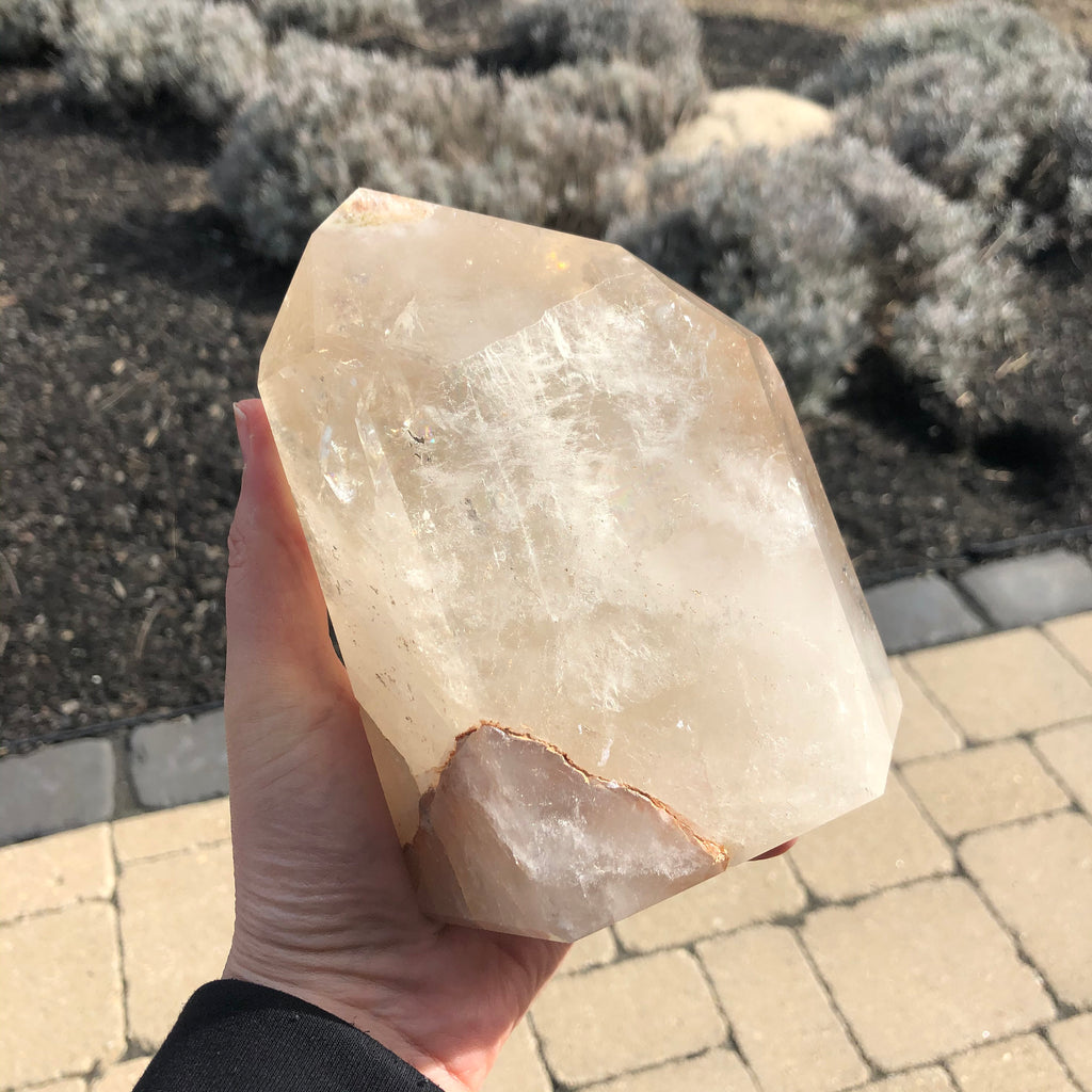 Smoky Citrine Generator With Rainbows