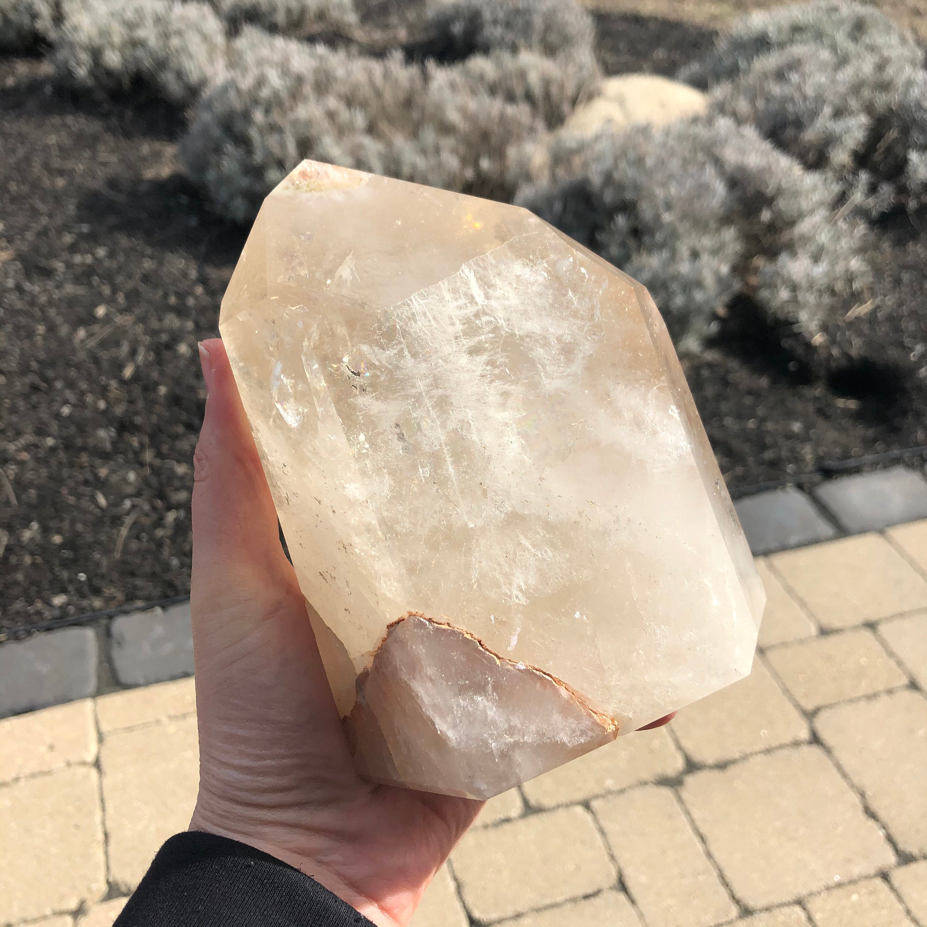 Smoky Citrine Generator With Rainbows