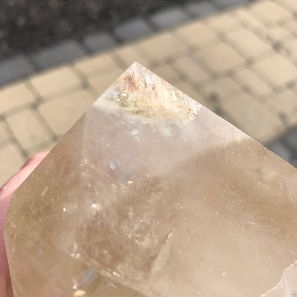 Smoky Citrine Generator With Rainbows