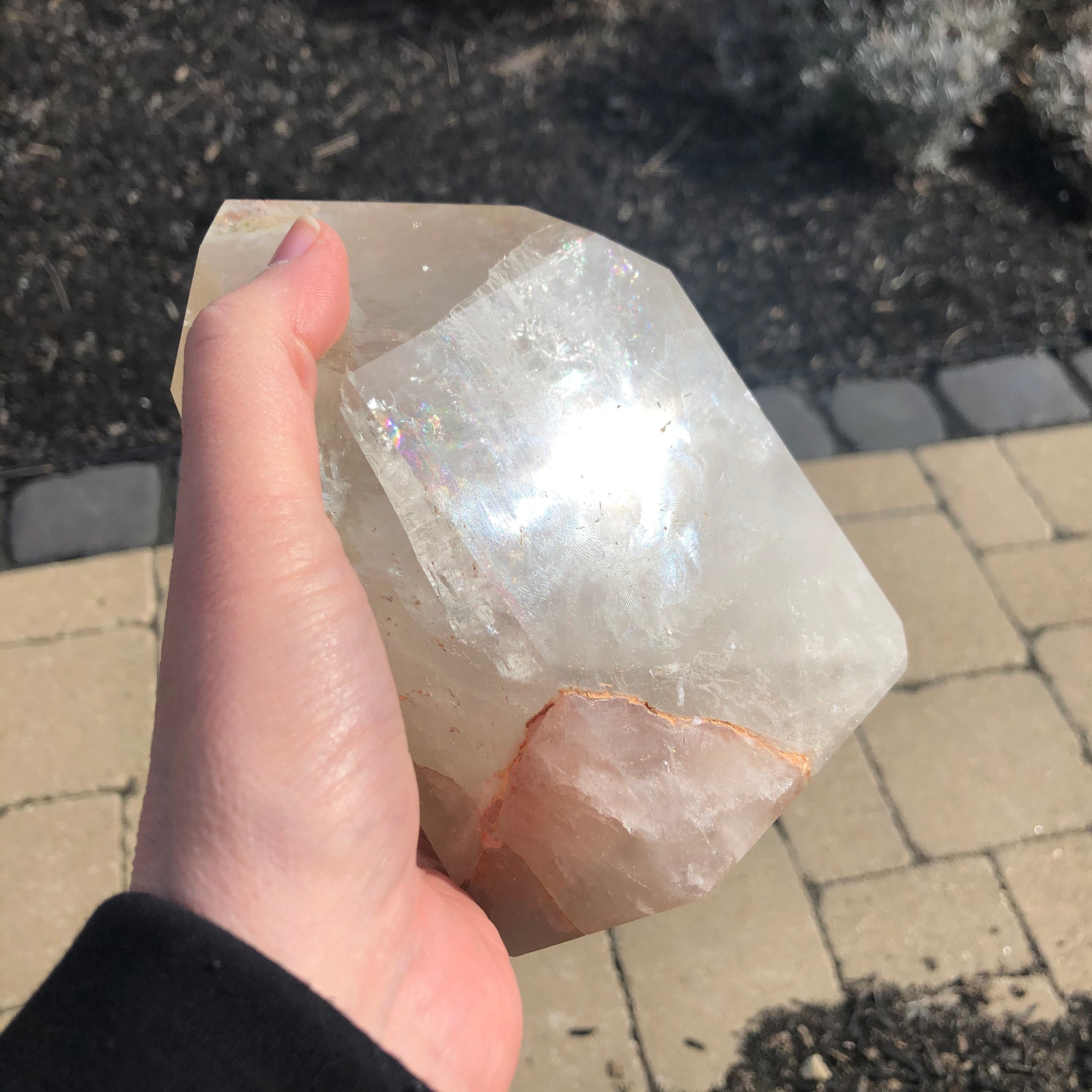 Smoky Citrine Generator With Rainbows