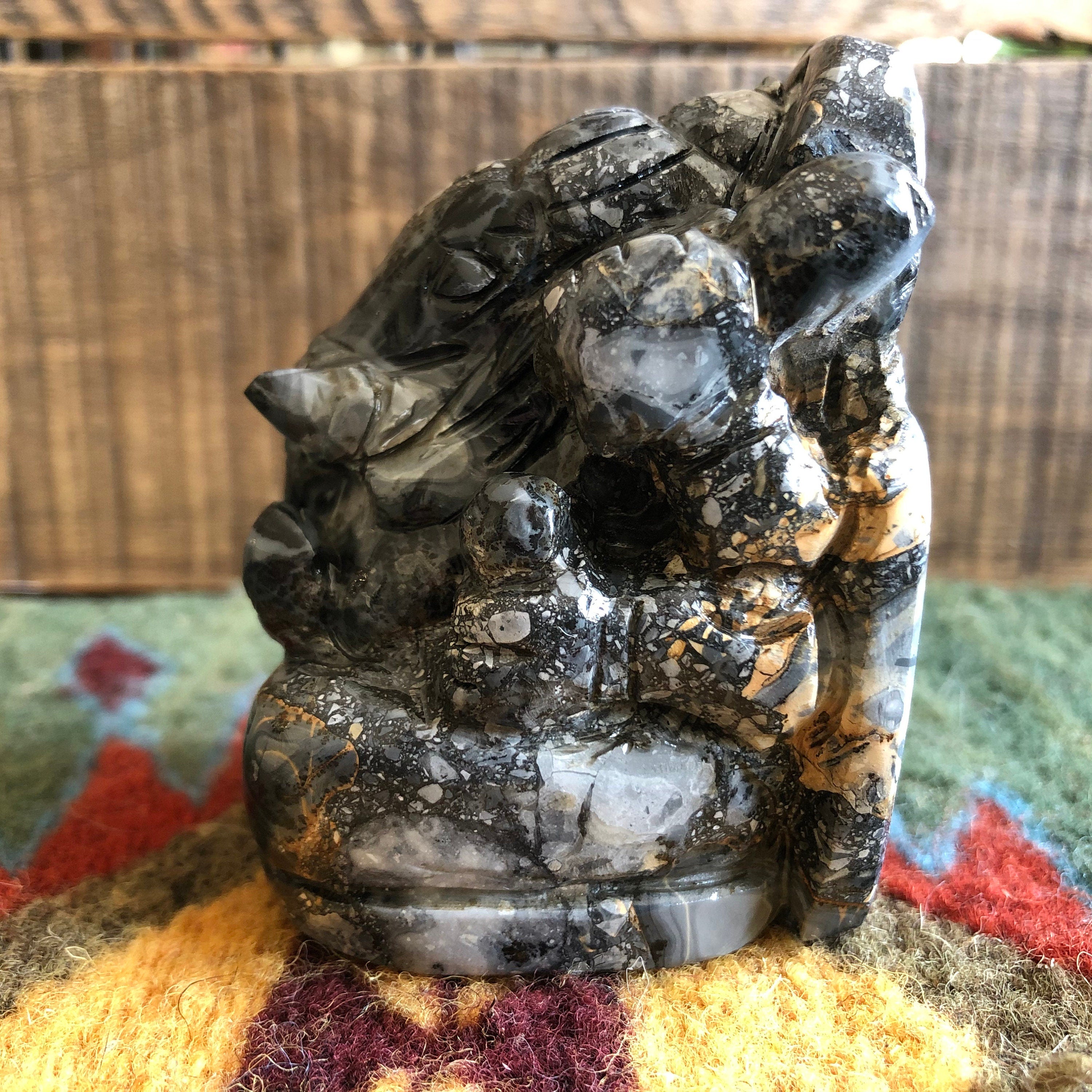 Small Maligano Jasper Ganesh #3