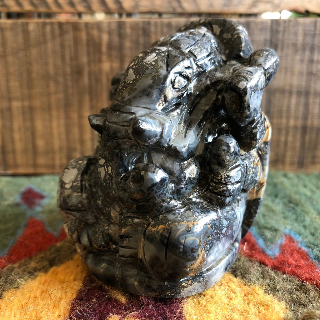 Small Maligano Jasper Ganesh #3