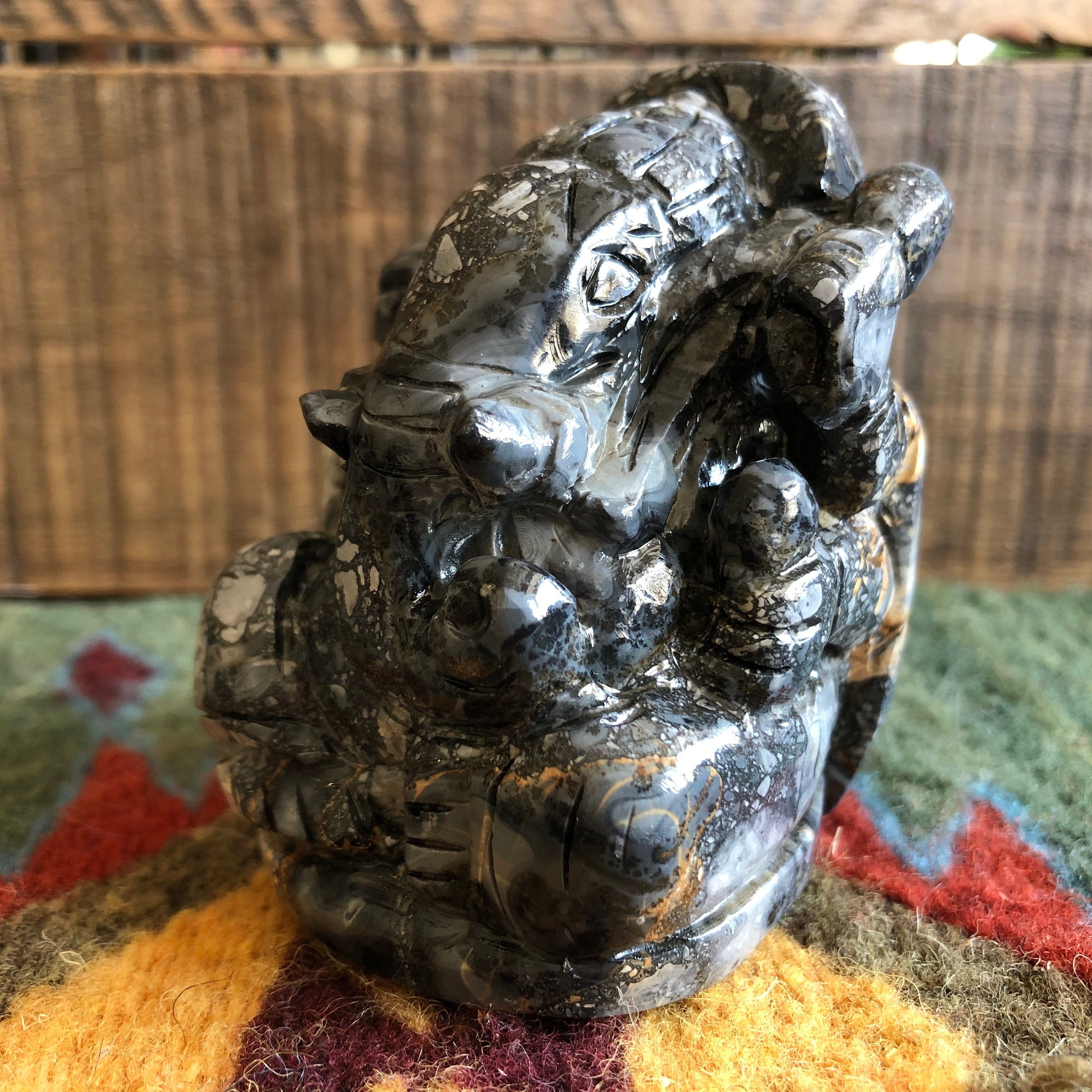 Small Maligano Jasper Ganesh #3