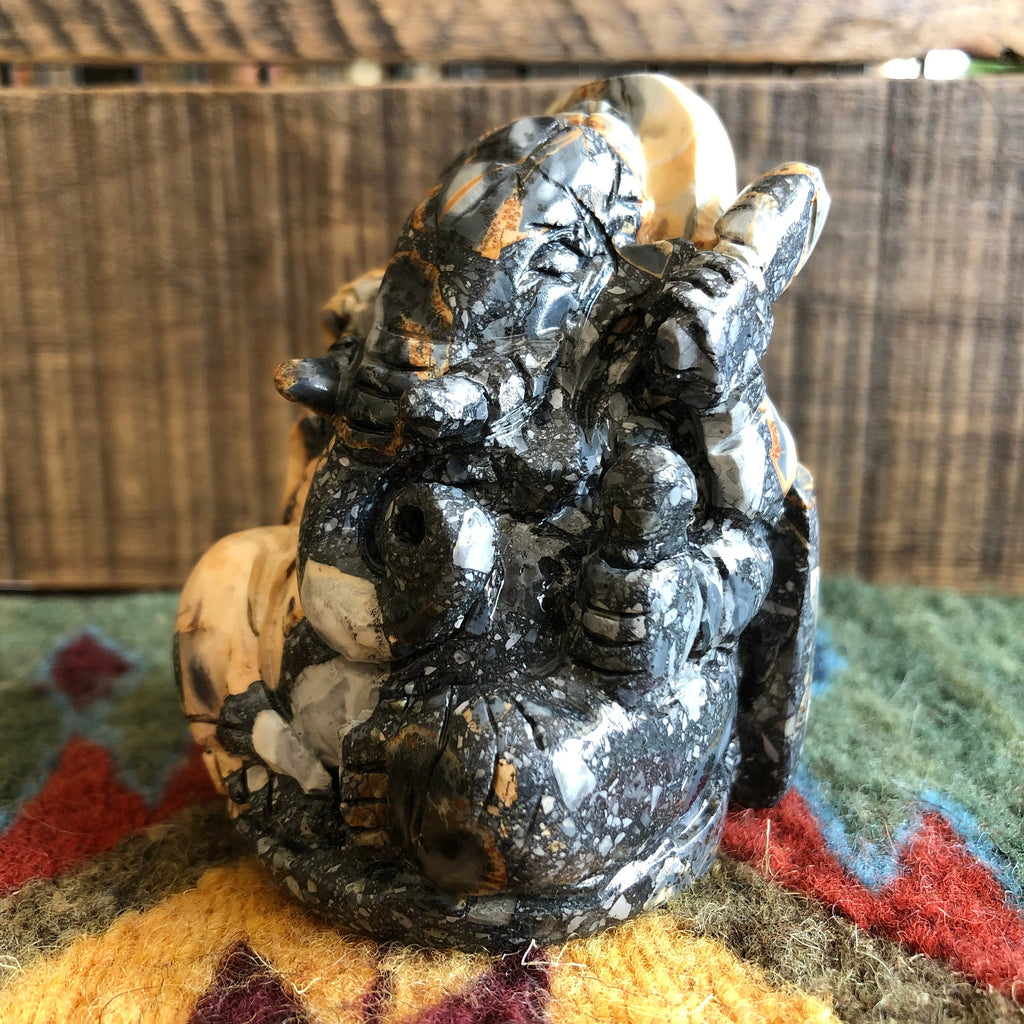 Small Maligano Jasper Ganesh #4