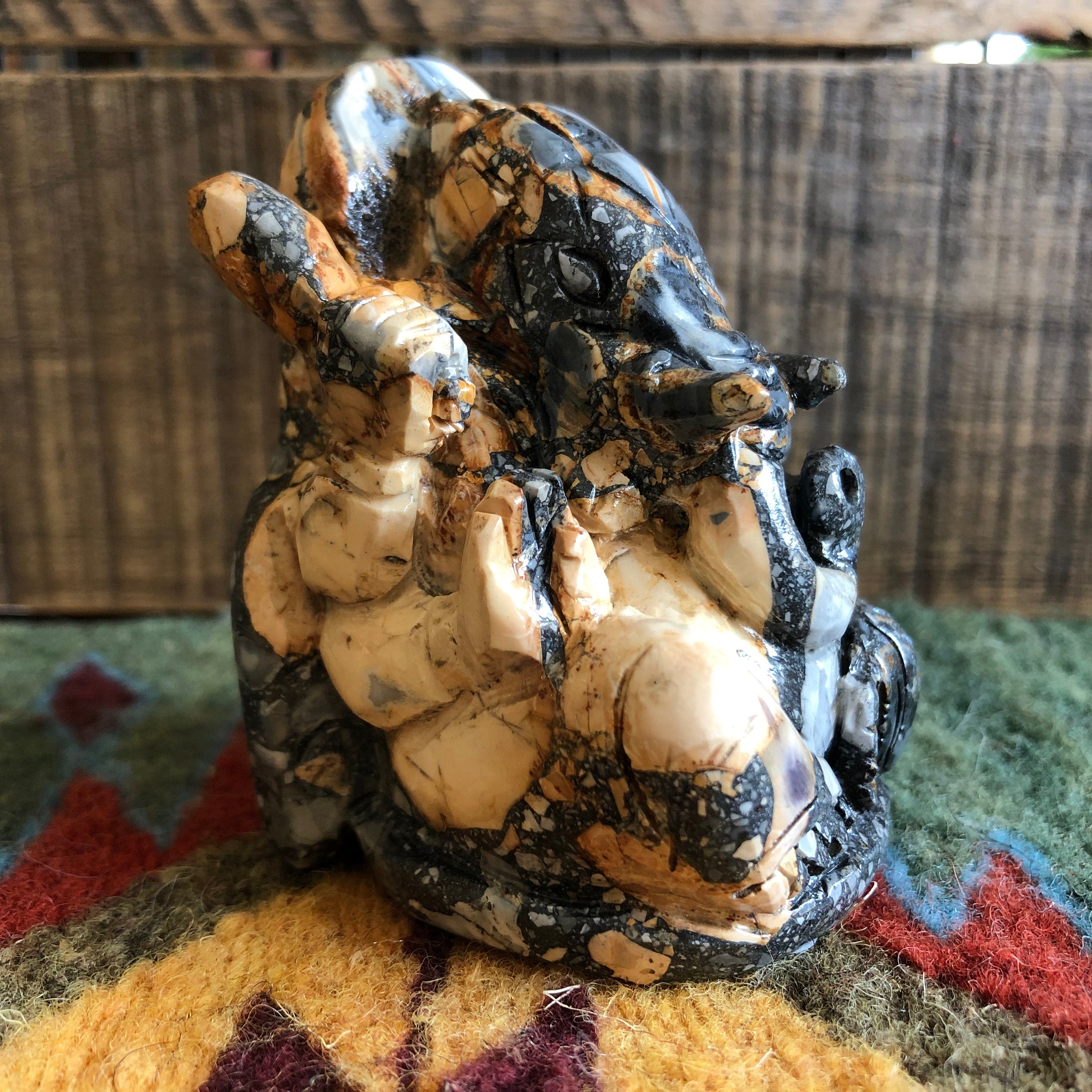 Small Maligano Jasper Ganesh #4