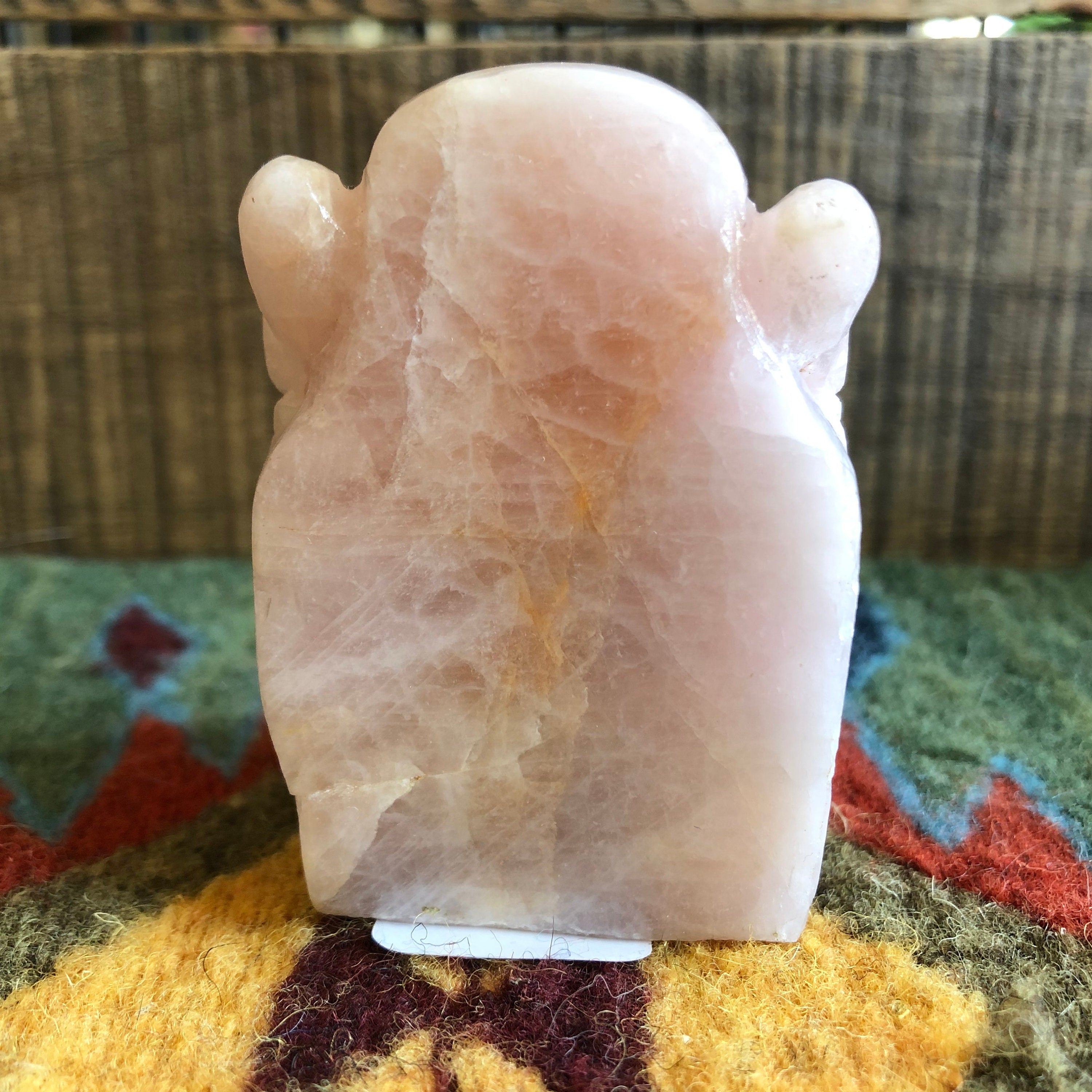 Small Rose Quartz Ganesh #2