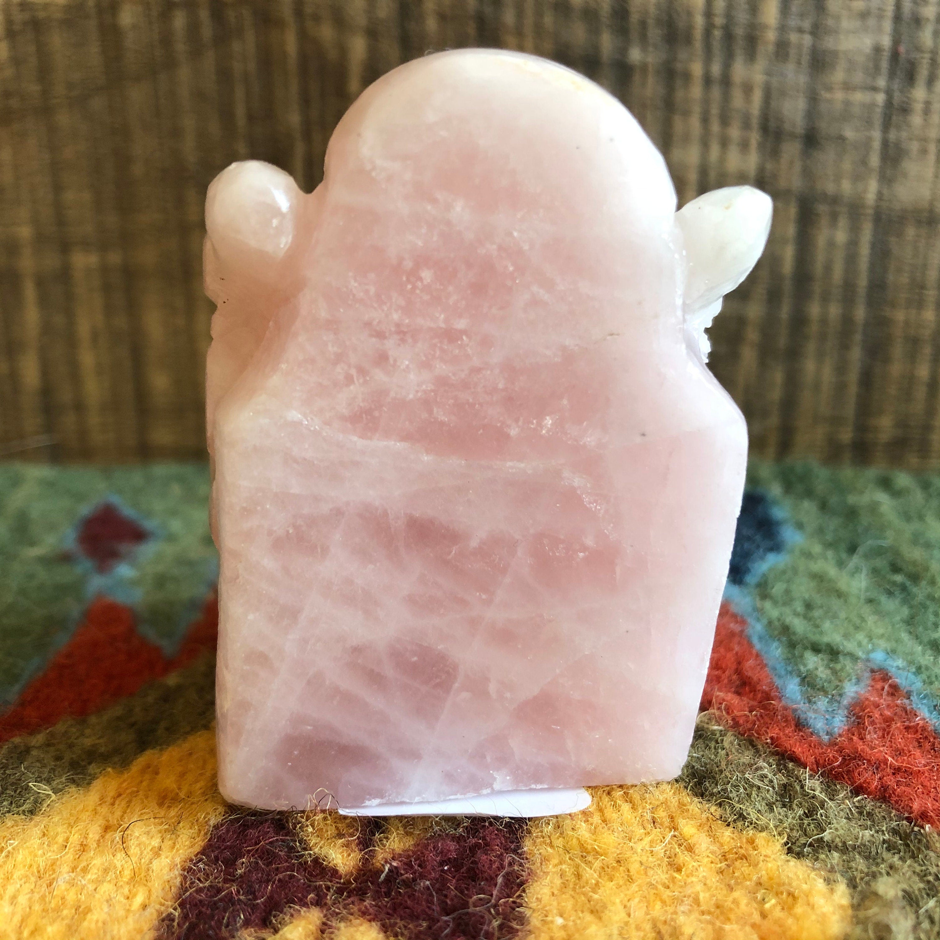 Small Rose Quartz Ganesh #4