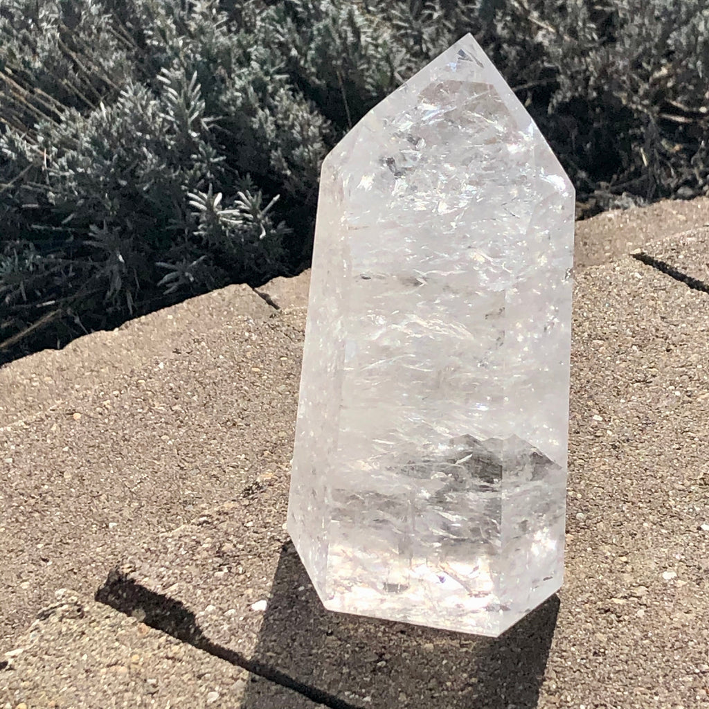 Crackly Quartz Dow Channeling Generator With Rainbows