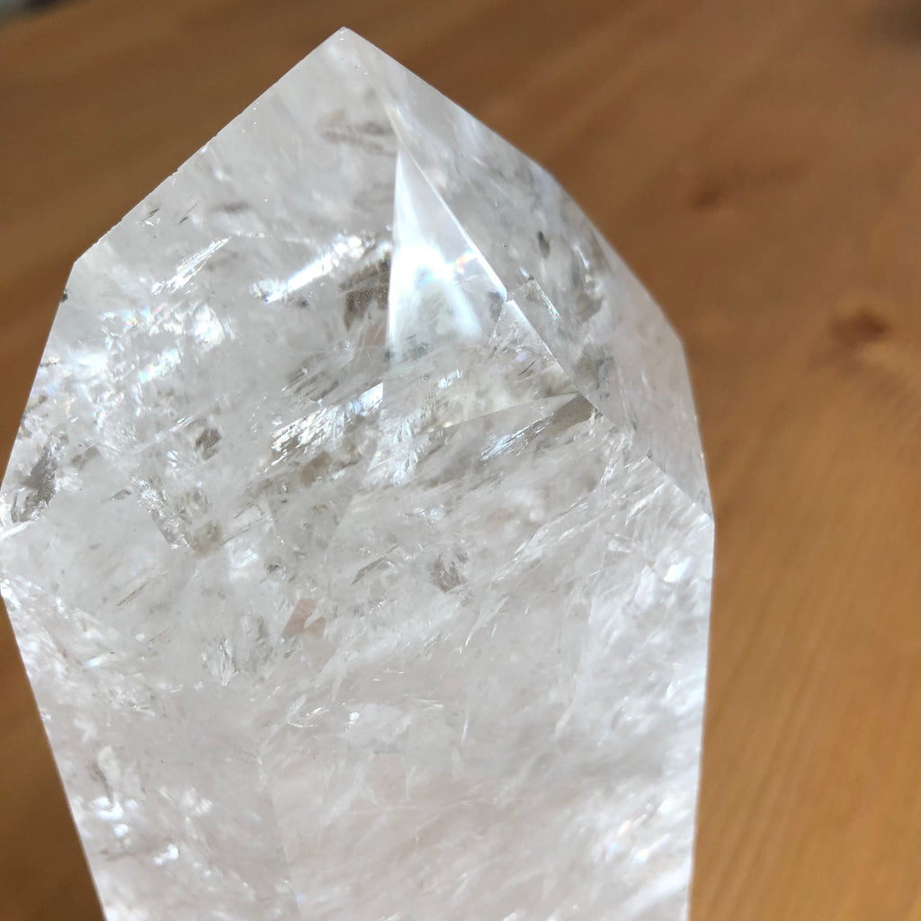 Crackly Quartz Dow Channeling Generator With Rainbows