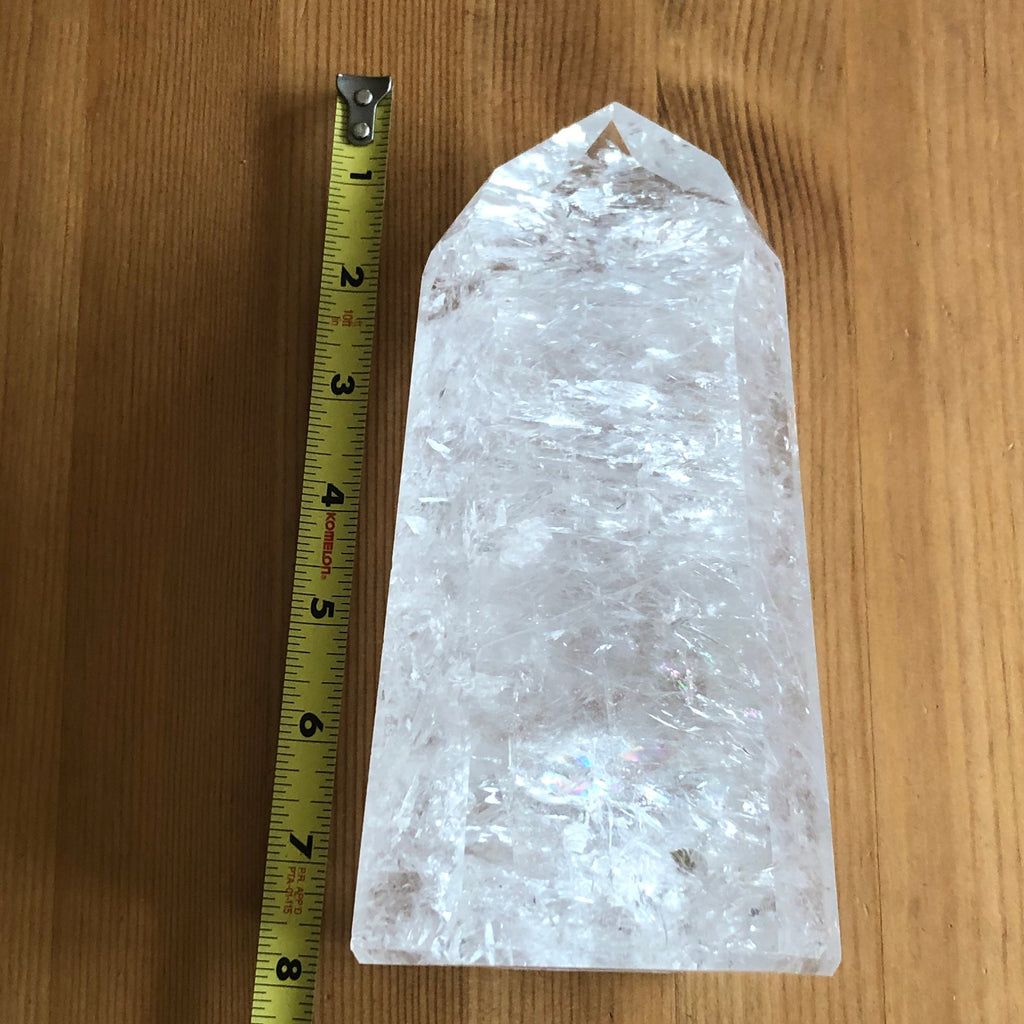 Crackly Quartz Dow Channeling Generator With Rainbows