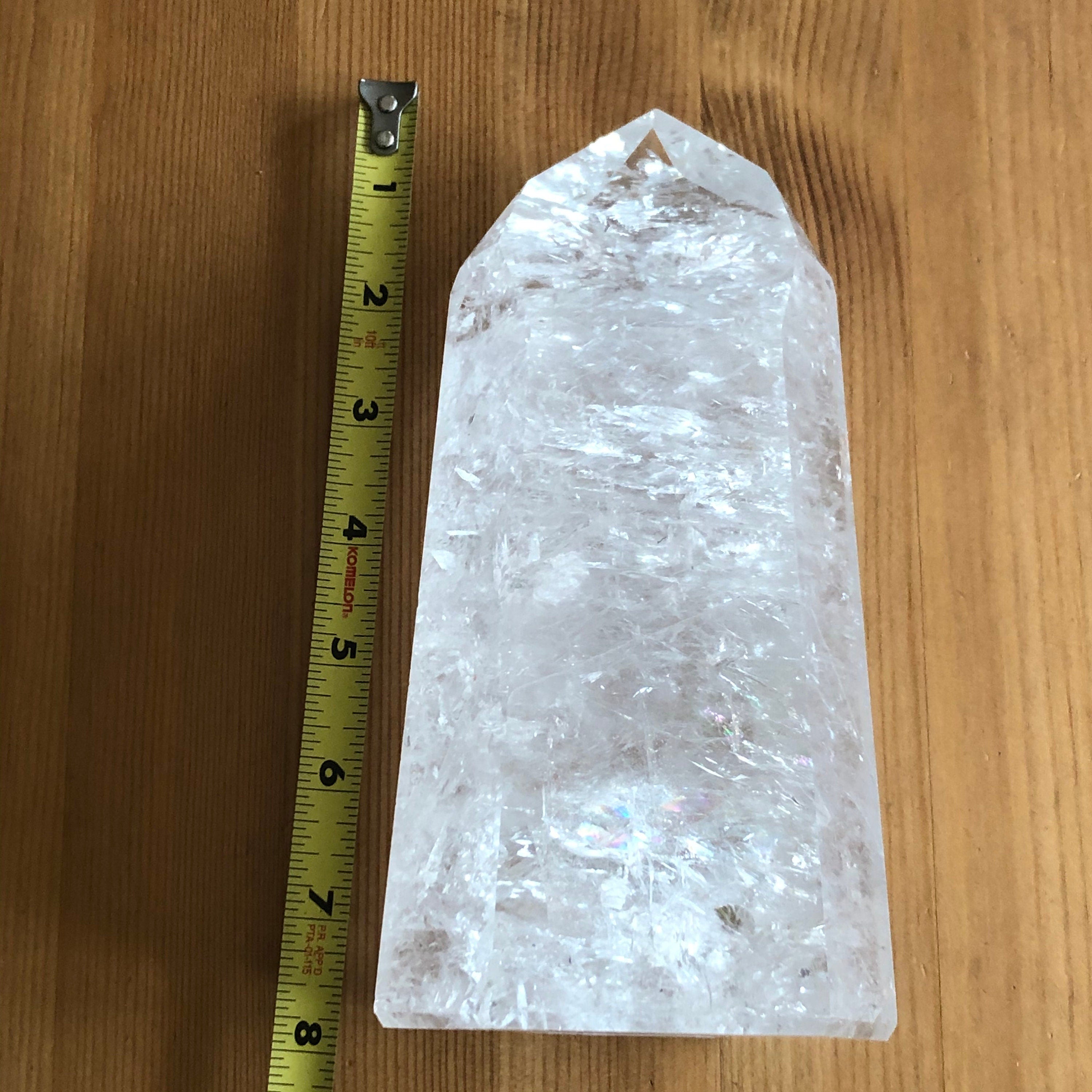 Crackly Quartz Dow Channeling Generator With Rainbows