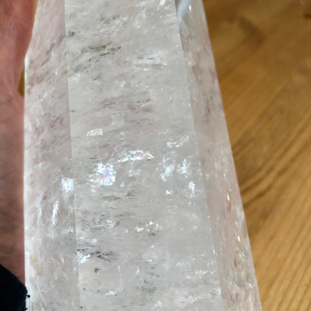 Crackly Quartz Dow Channeling Generator With Rainbows