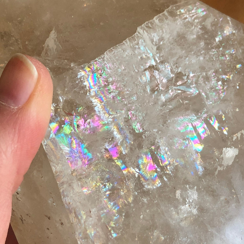 Smoky Citrine Generator With Rainbows
