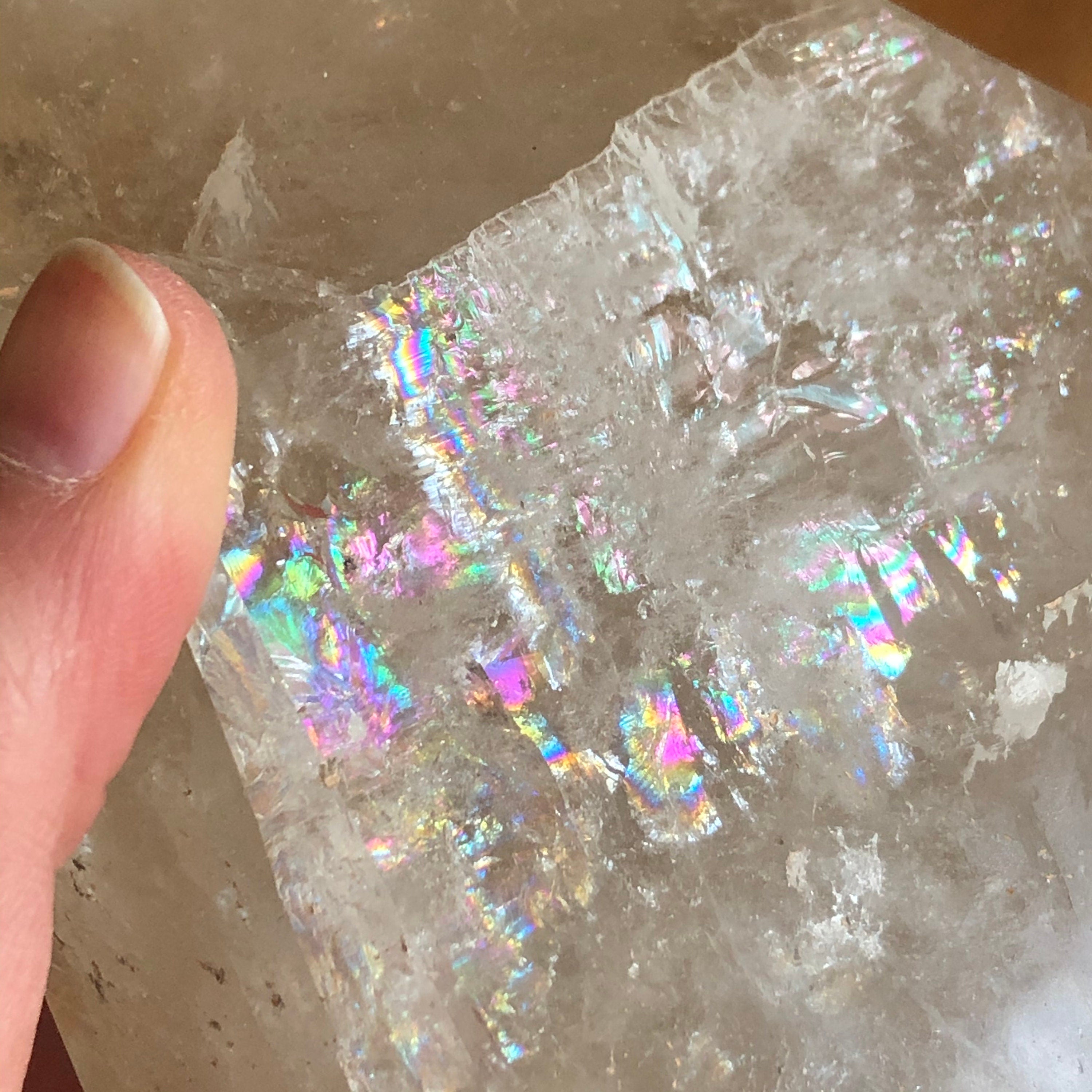 Smoky Citrine Generator With Rainbows