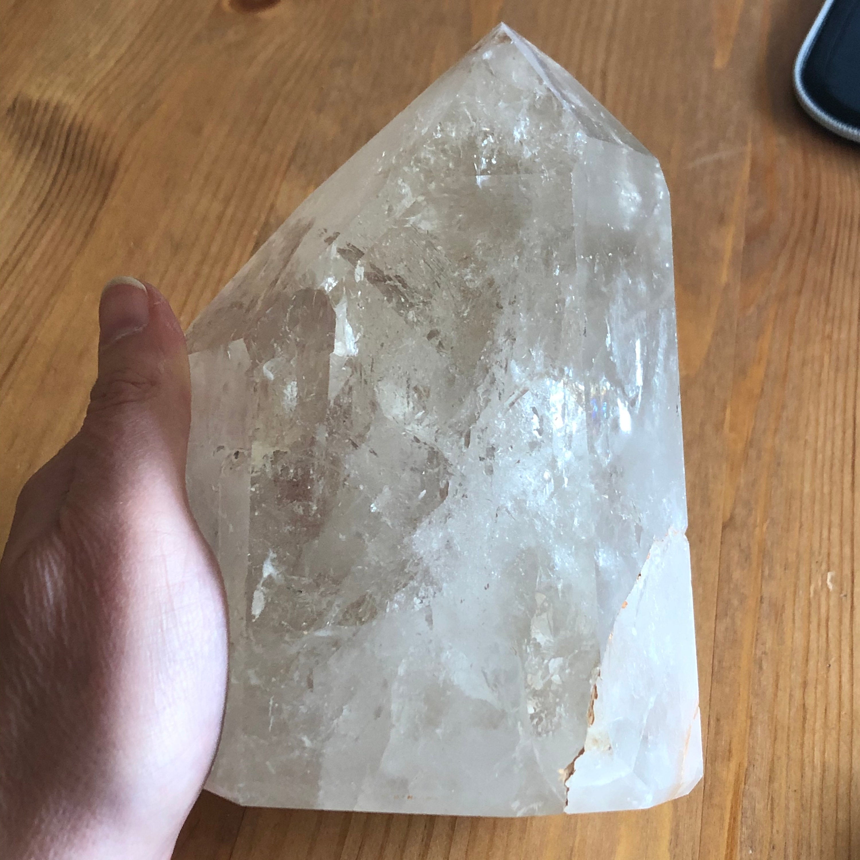 Smoky Citrine Generator With Rainbows