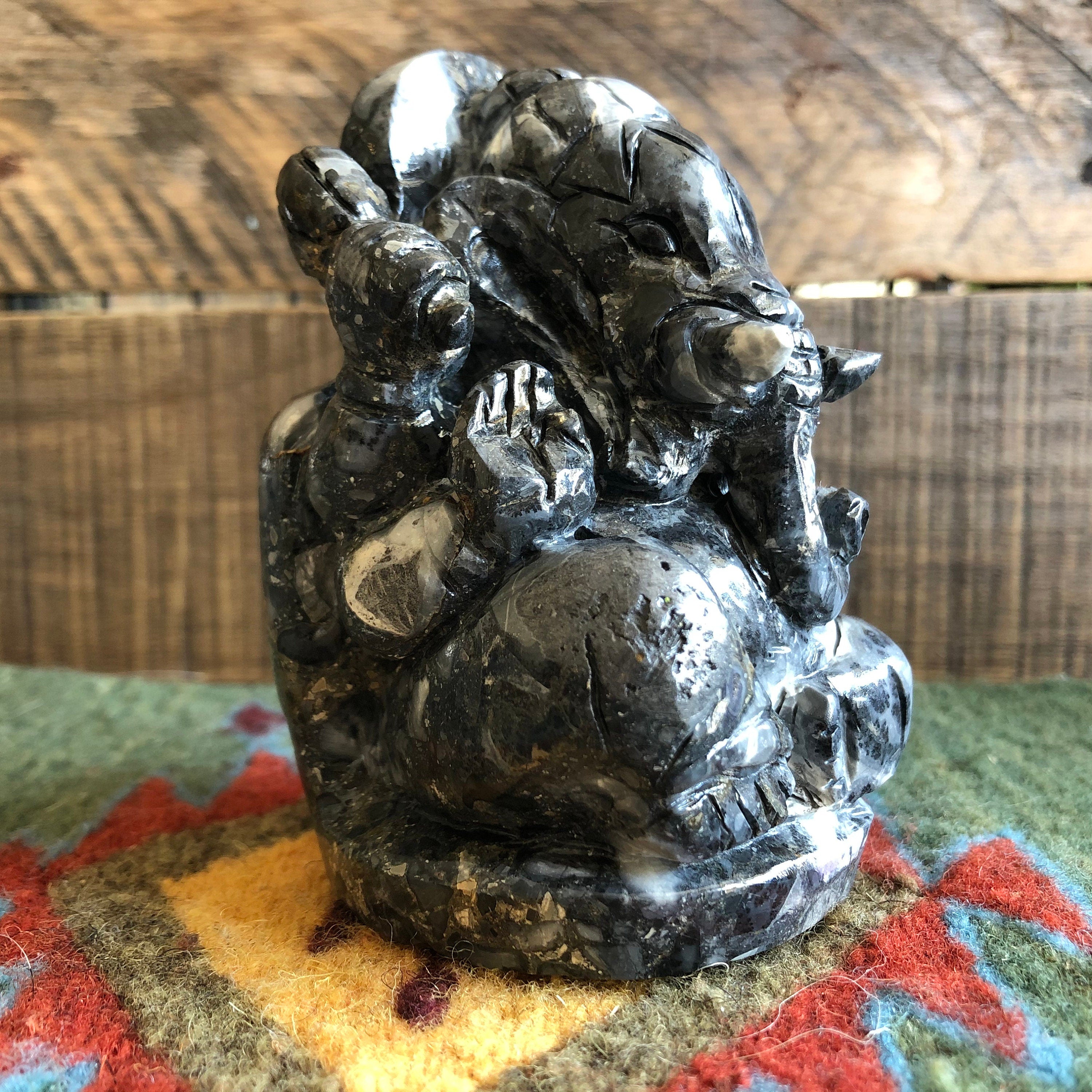Large Maligano Jasper Ganesh #2