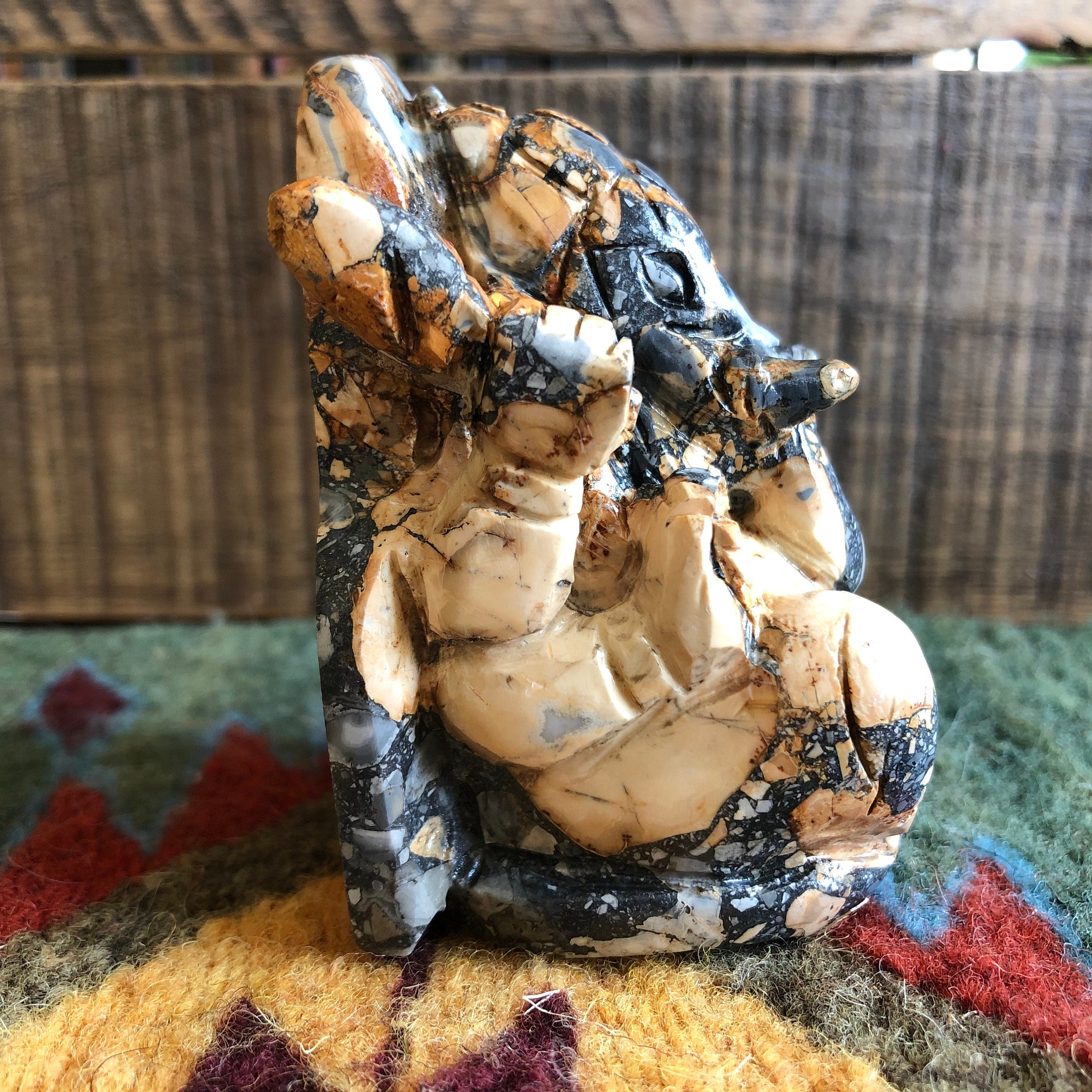 Small Maligano Jasper Ganesh #4