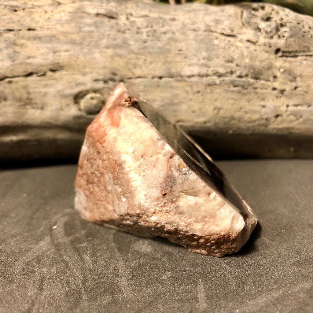 Trapiche Amethyst, Rough Polished