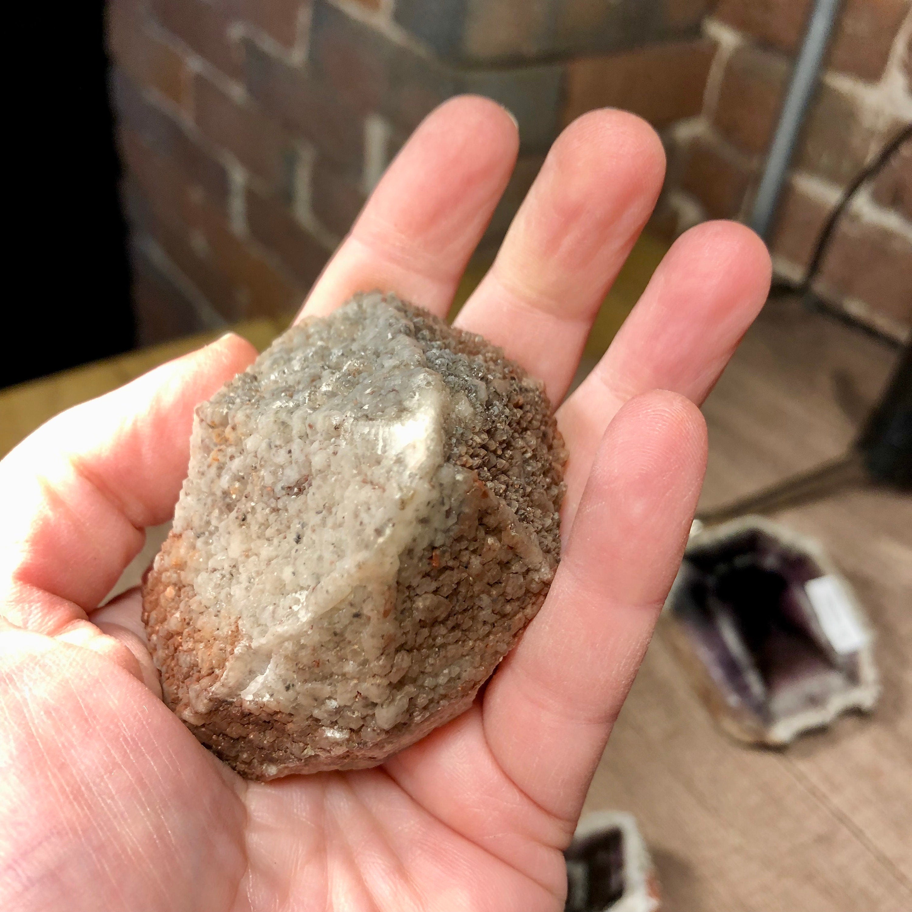 Trapiche Amethyst, Rough Polished