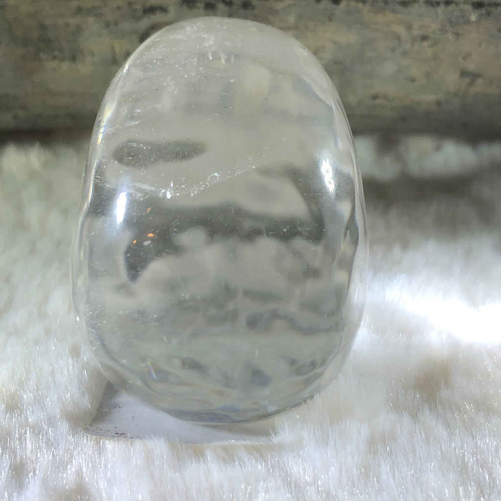 Carved Clear Quartz Skull - Brazilian Crystal Figurine