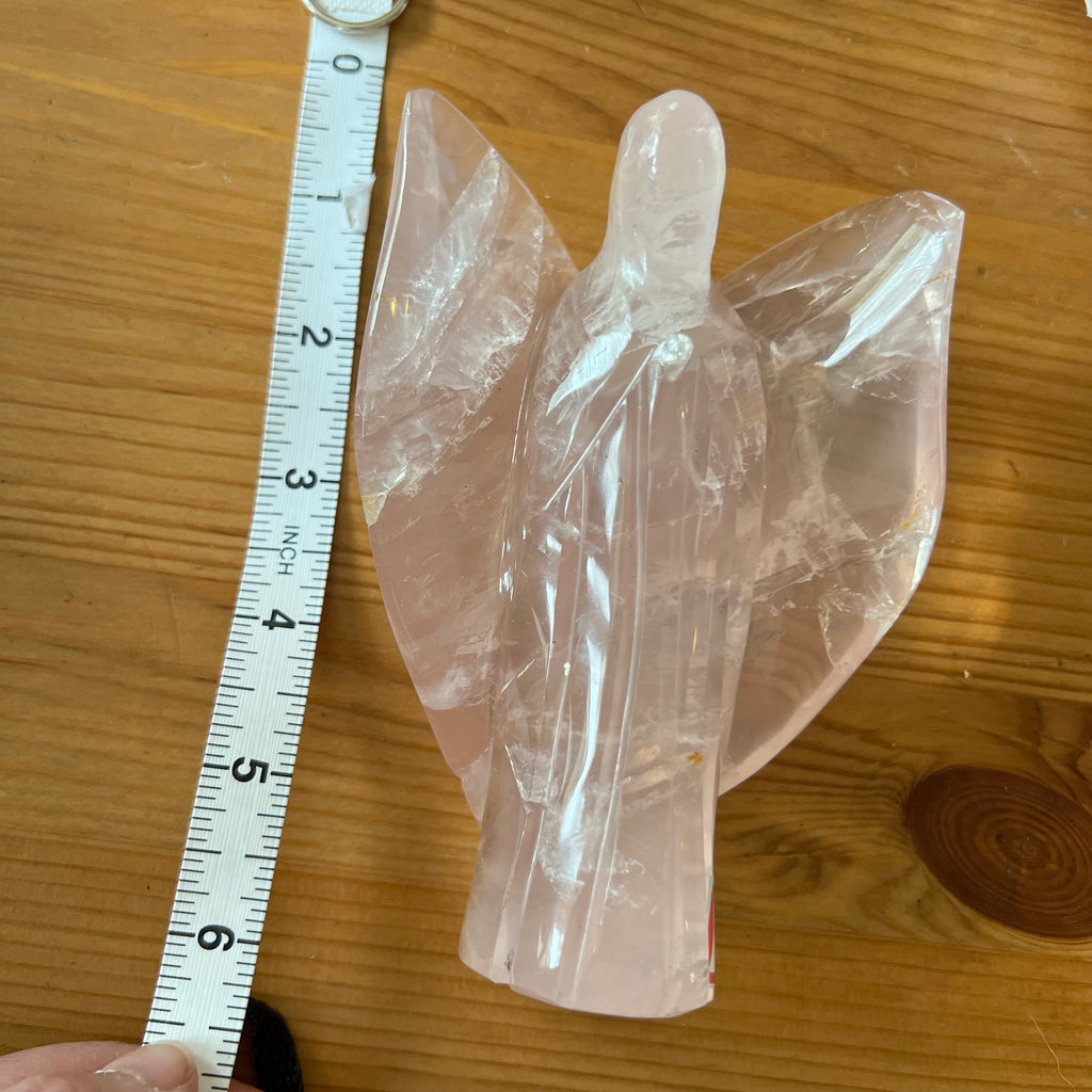 Rose Quartz Angel, Venturini Carve