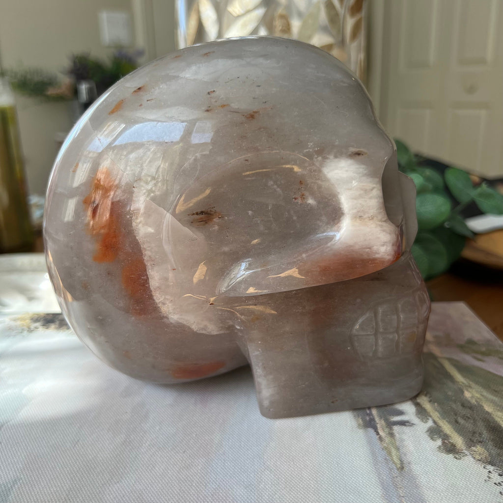 Huge Brazilian Aragonite Skull