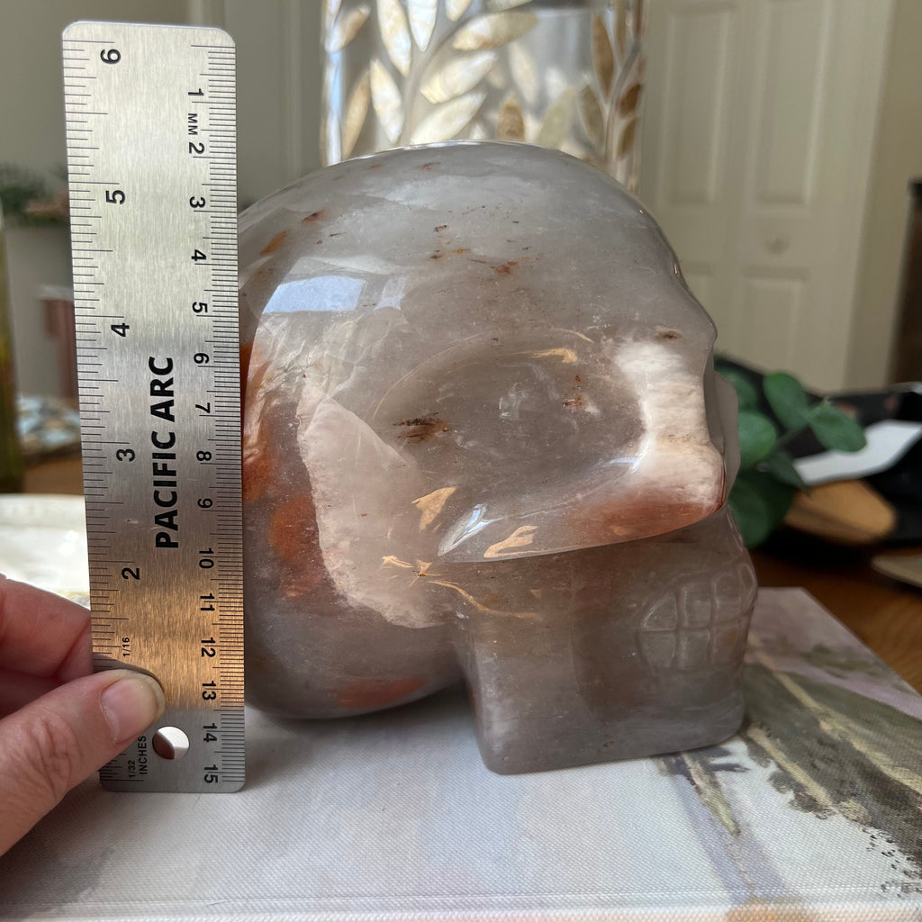 Huge Brazilian Aragonite Skull