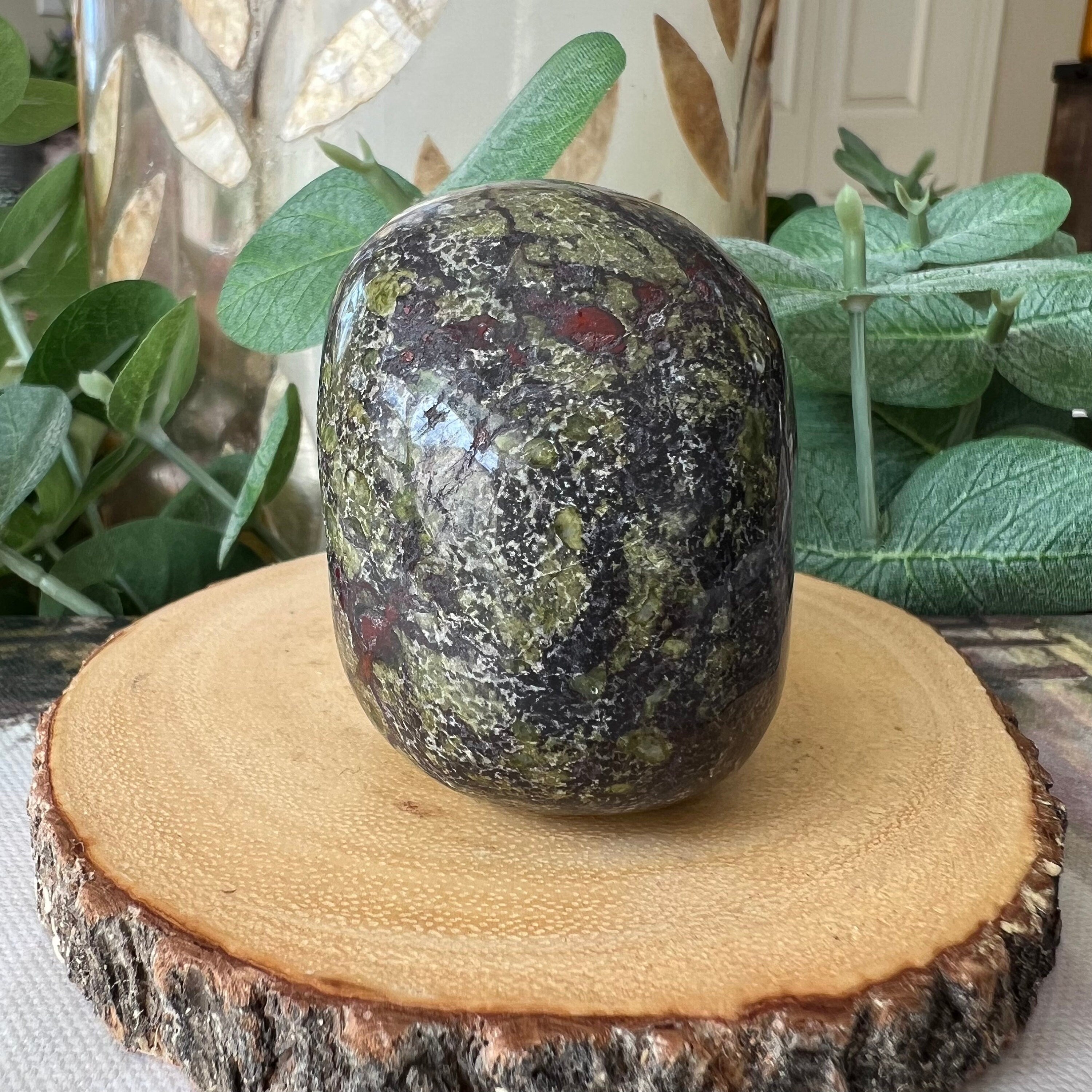 Sweet Brazilian Dragon's Blood Jasper Crystal Skull