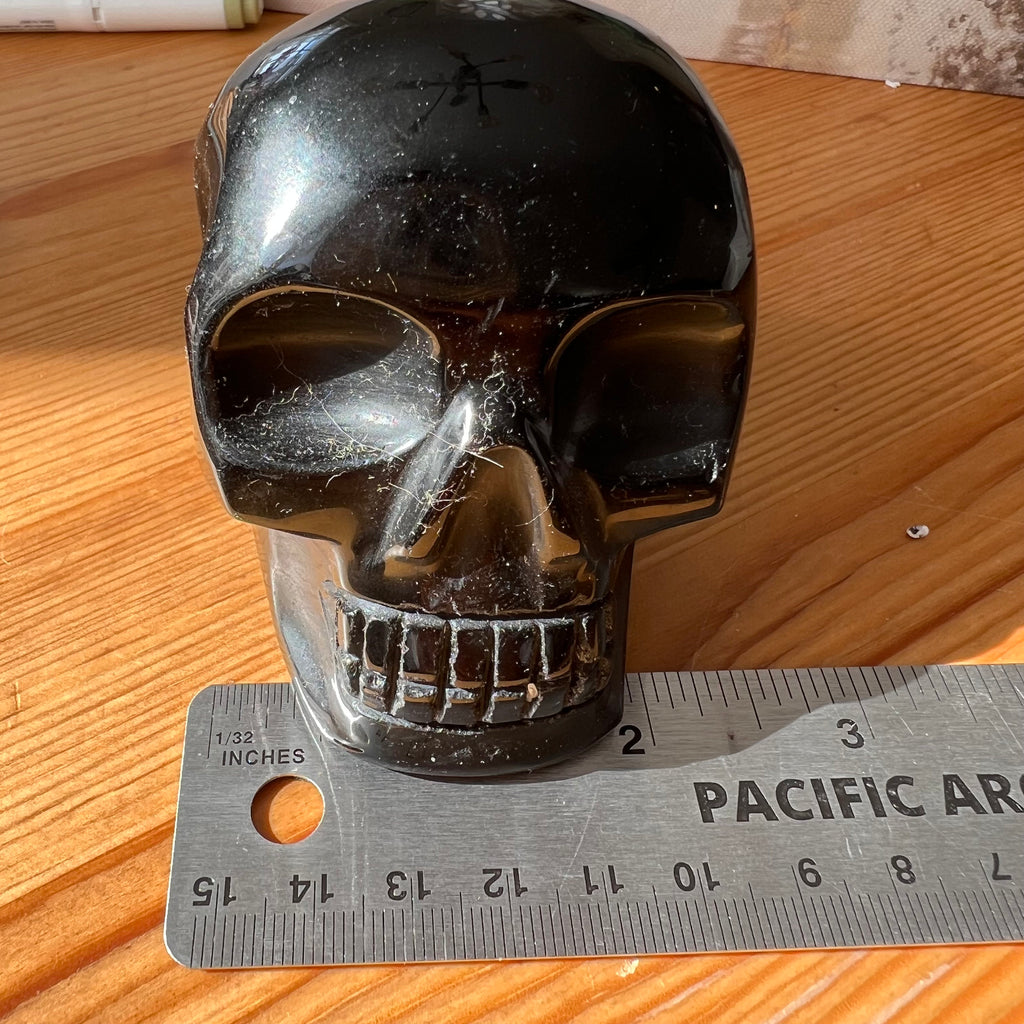 Handsome Brazilian Obsidian Crystal Skull