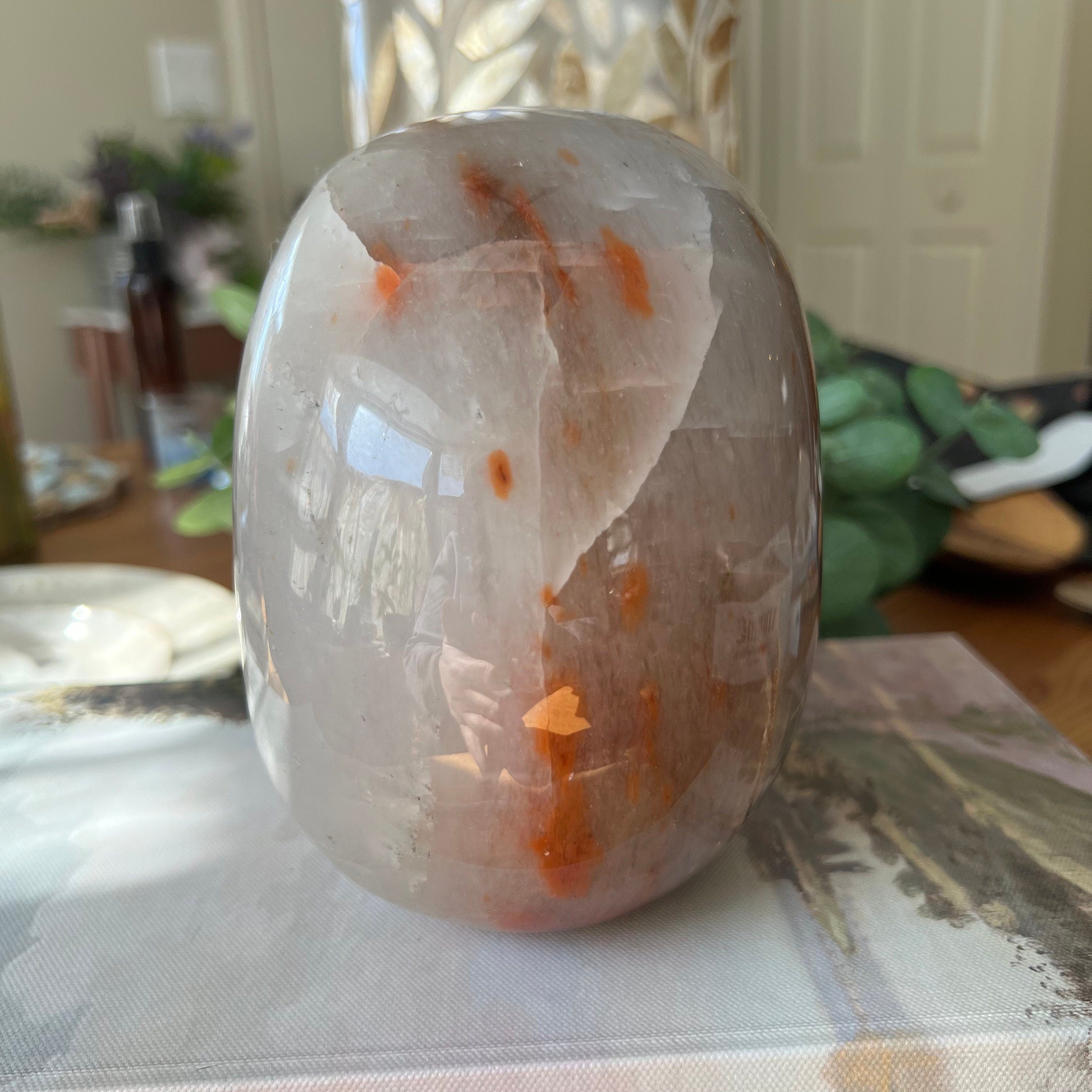 Huge Brazilian Aragonite Skull